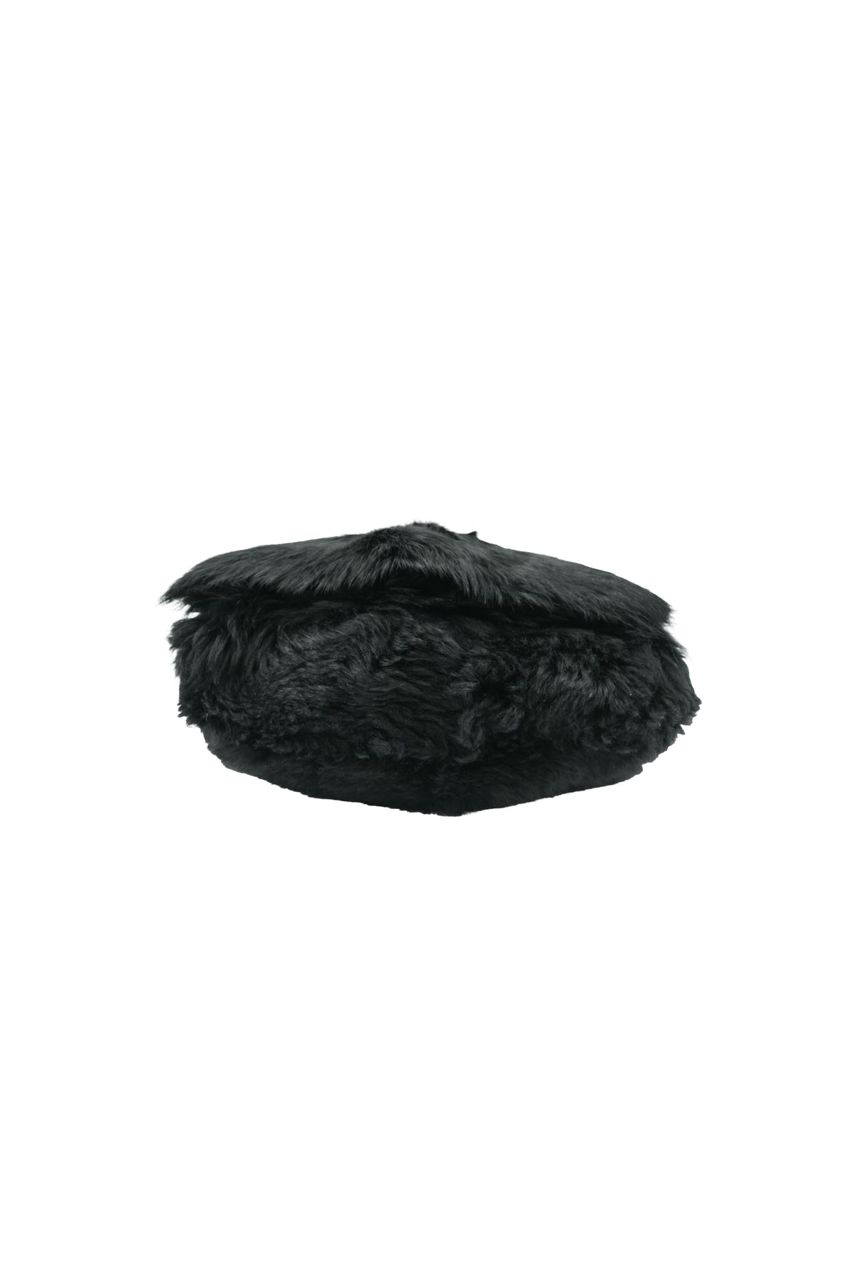 Gucci black fur messenger crossbody 001-1033-1935