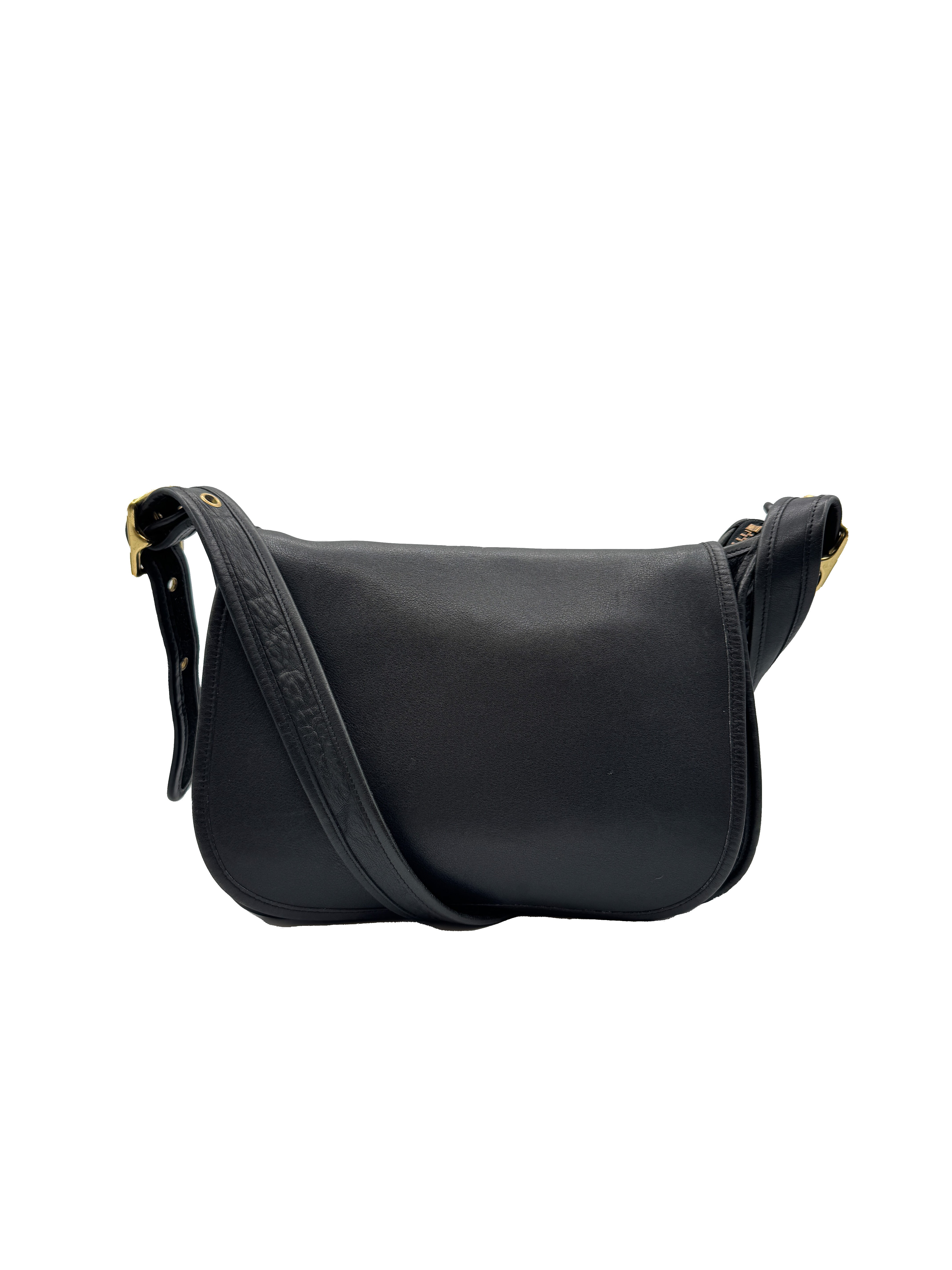 Coach black vintage Patricia's flap legacy bag 9951