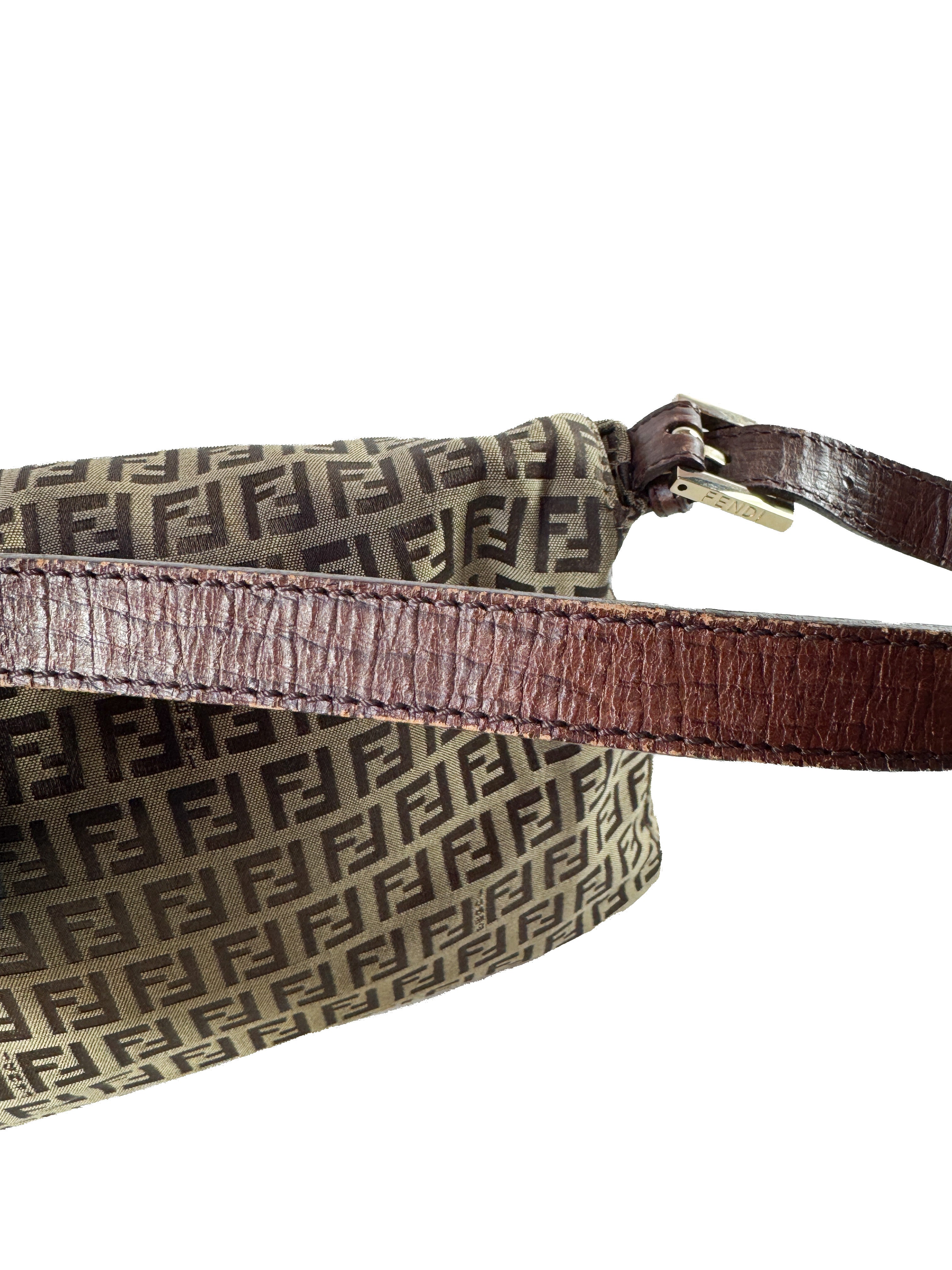 Fendi Zucchino Mama Baguette shoulder bag