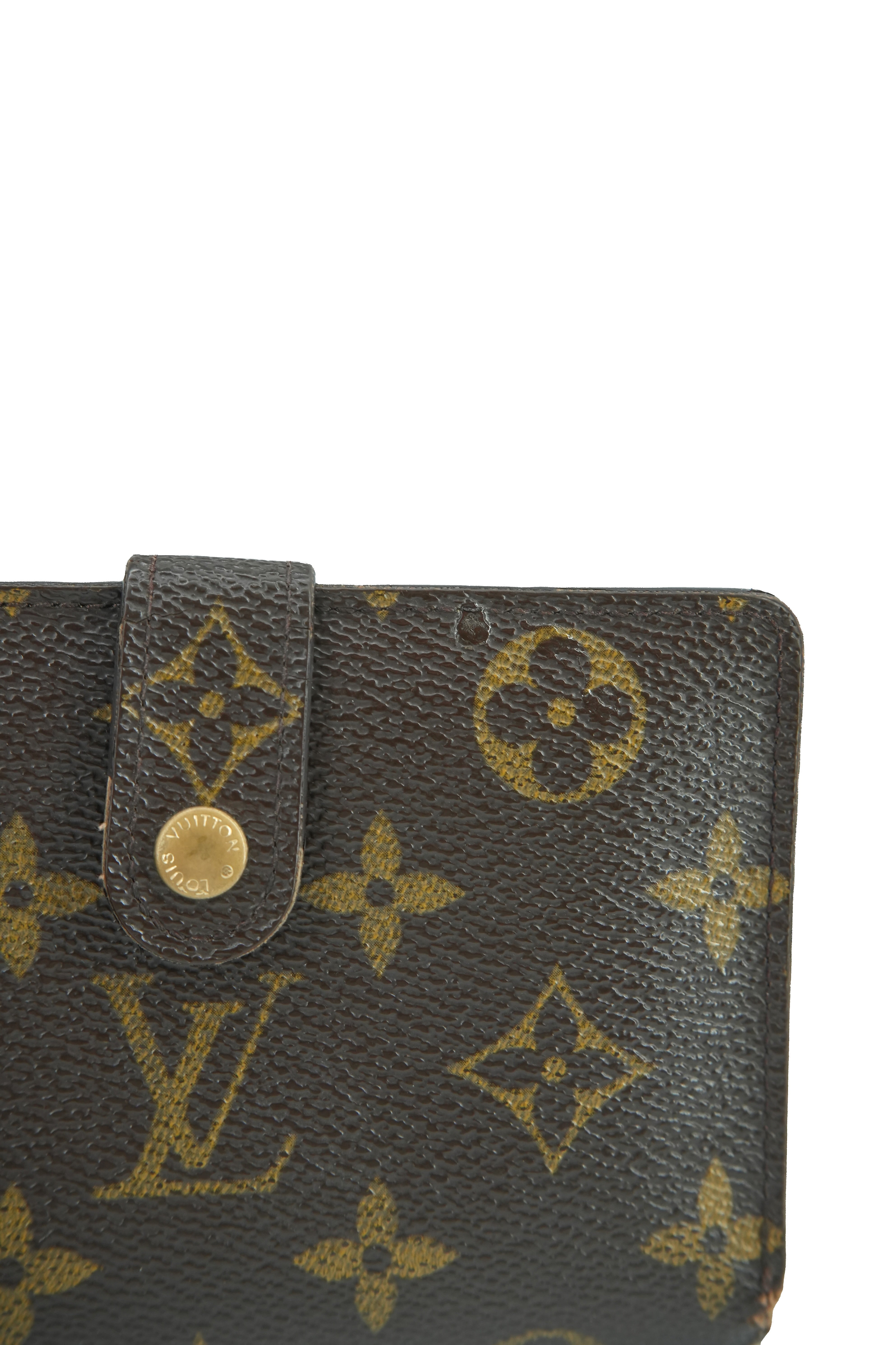 Louis Vuitton monogram Porte Monnaie Billets Viennois wallet TH1025