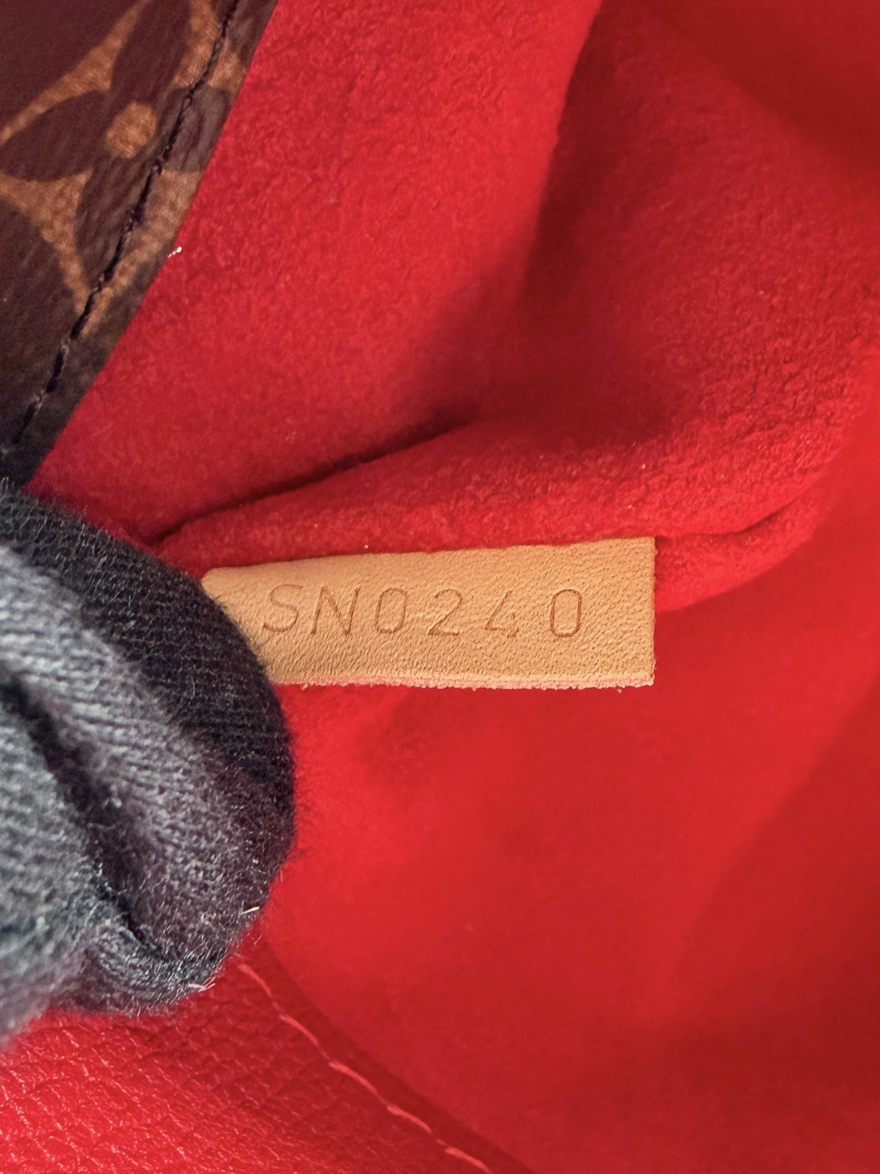 Louis Vuitton monogram Pallas MM Cerises SN0240