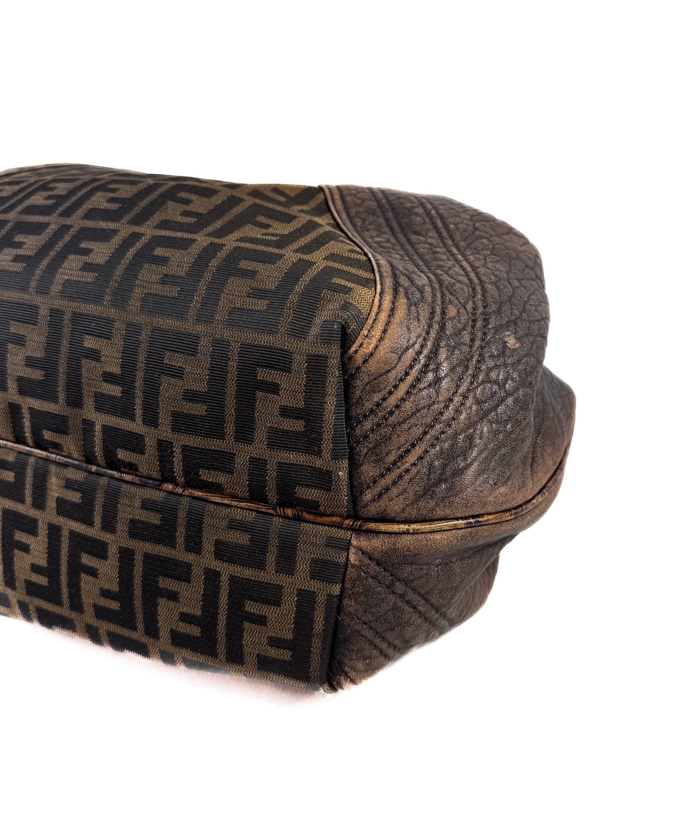 Fendi brown Zucca Spy bag *as is*