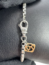 David Yurman sterling silver diamond heart pendant necklace