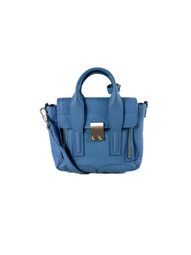 3.1 Phillip Lim blue nano Pashli satchel