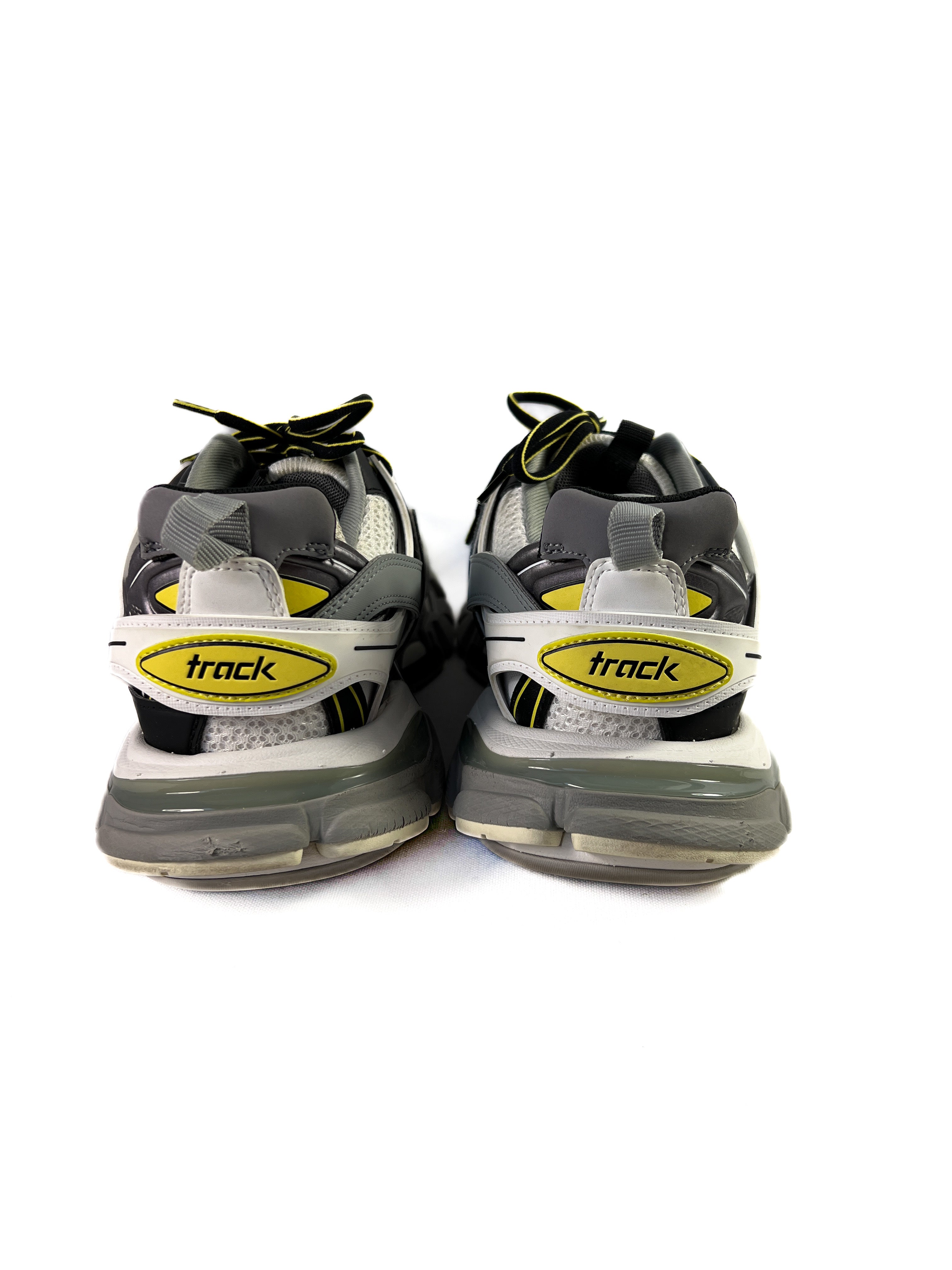 Balenciaga gray tri color track sneakers size 40