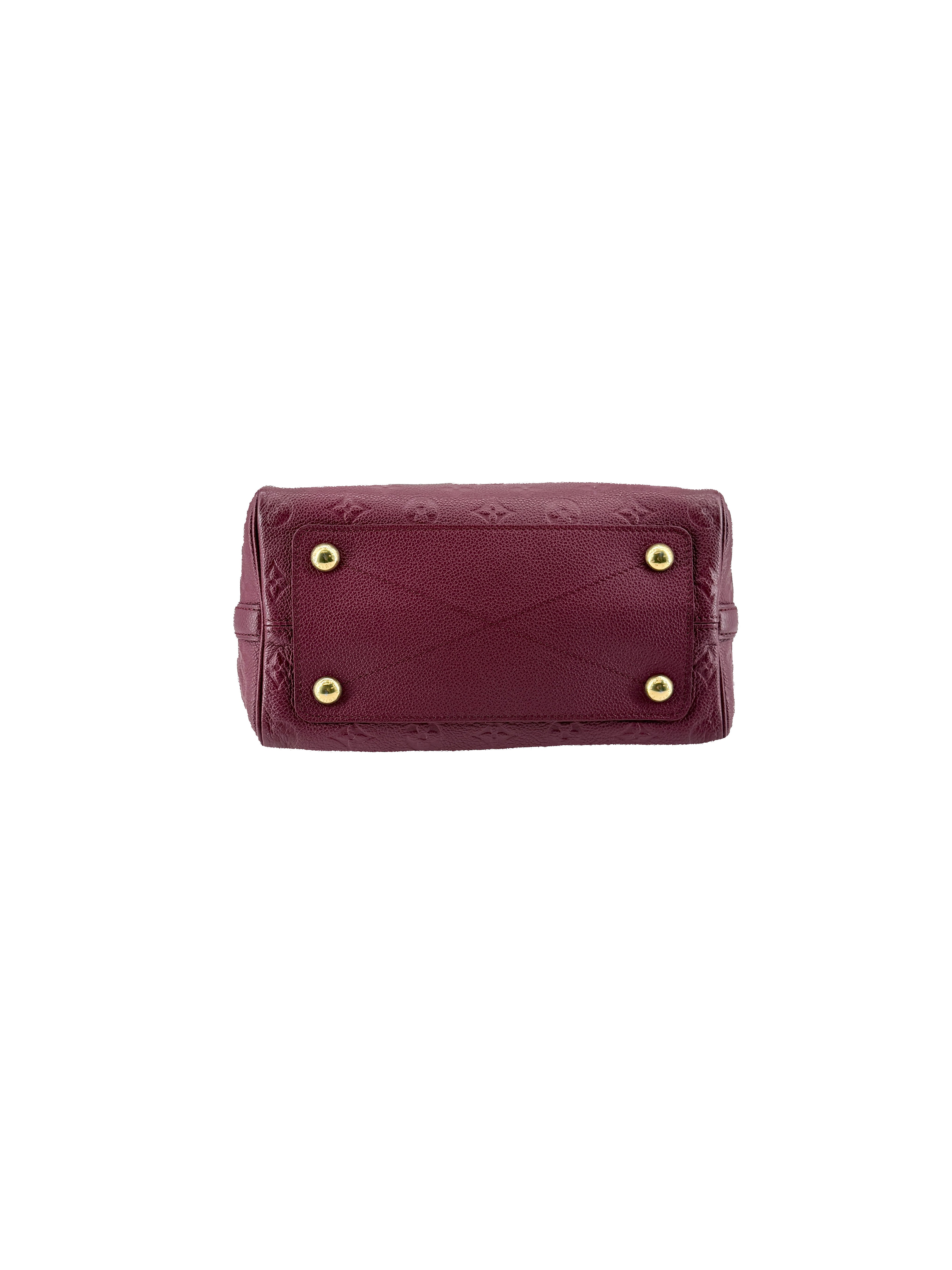 Louis Vuitton monogram empreinte Aurore Speedy 25 bandouliere SP3192