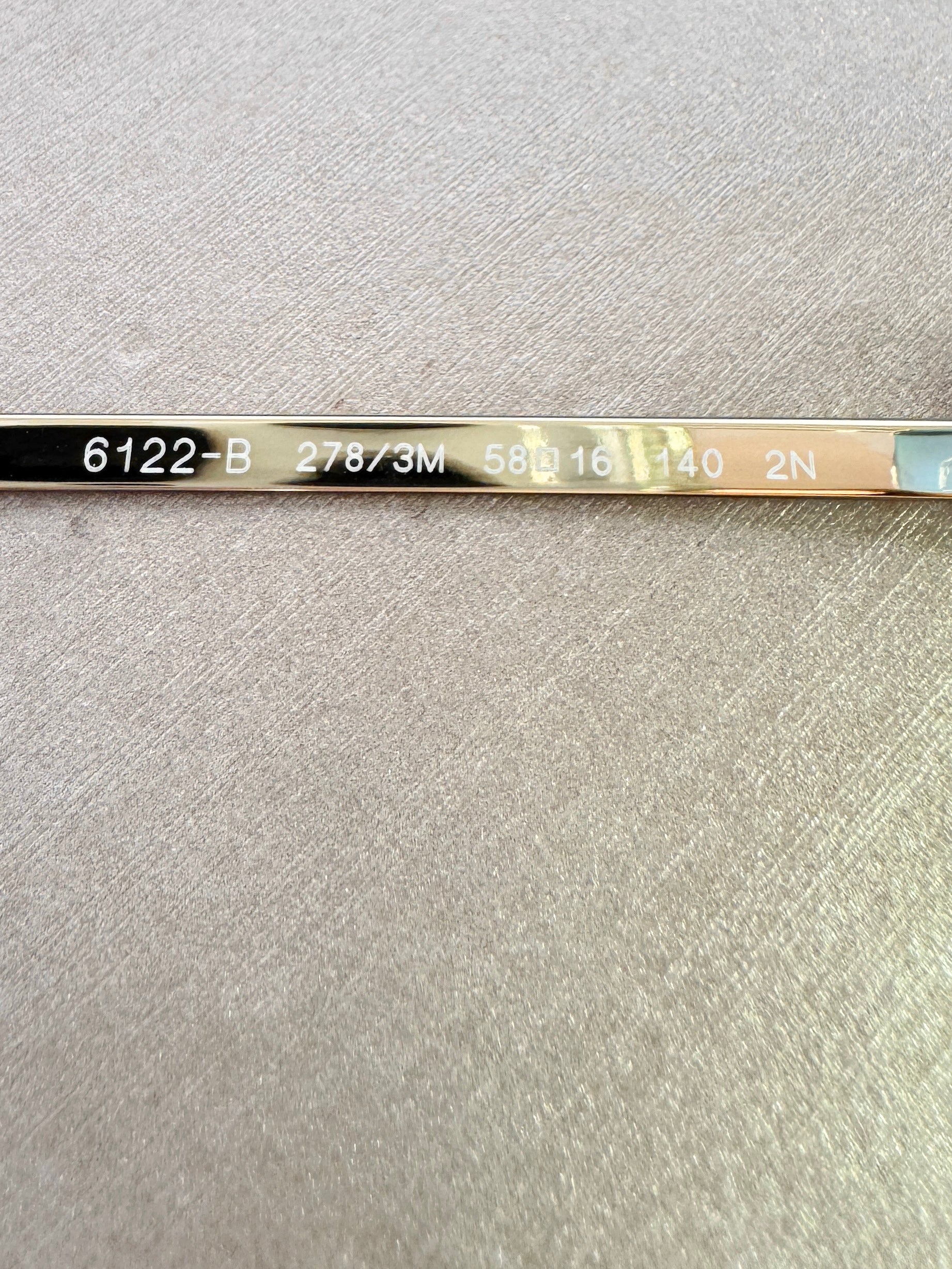 BVLGARI green frameless sunglasses 6122-B BOX/CASE