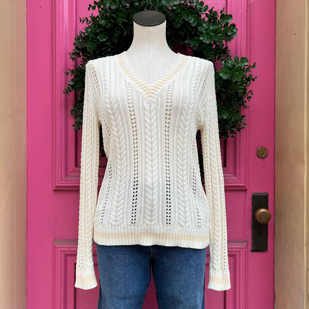 Lauren Ralph Lauren cream sweater size S