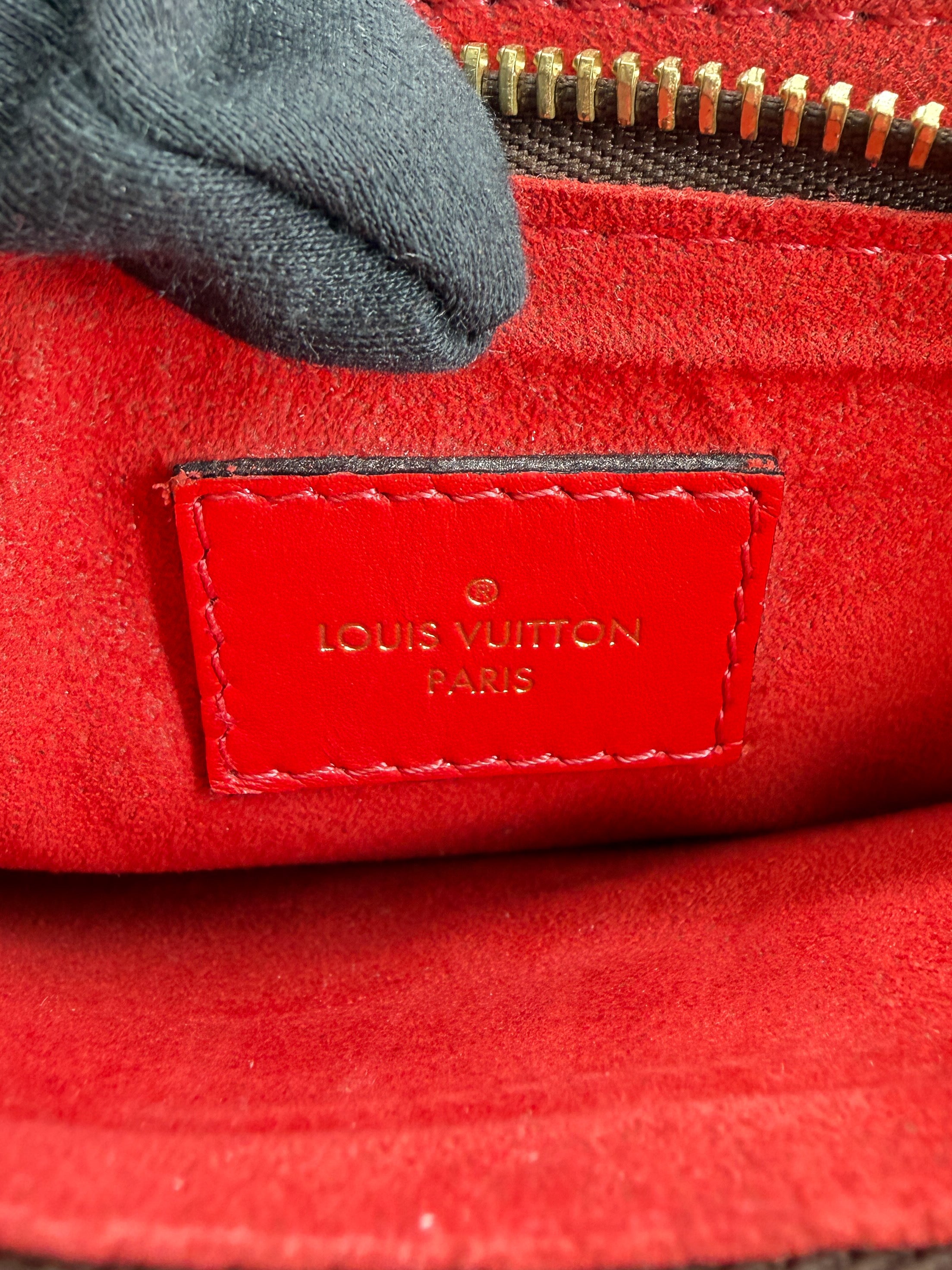Louis Vuitton monogram red Flower tote SD1179