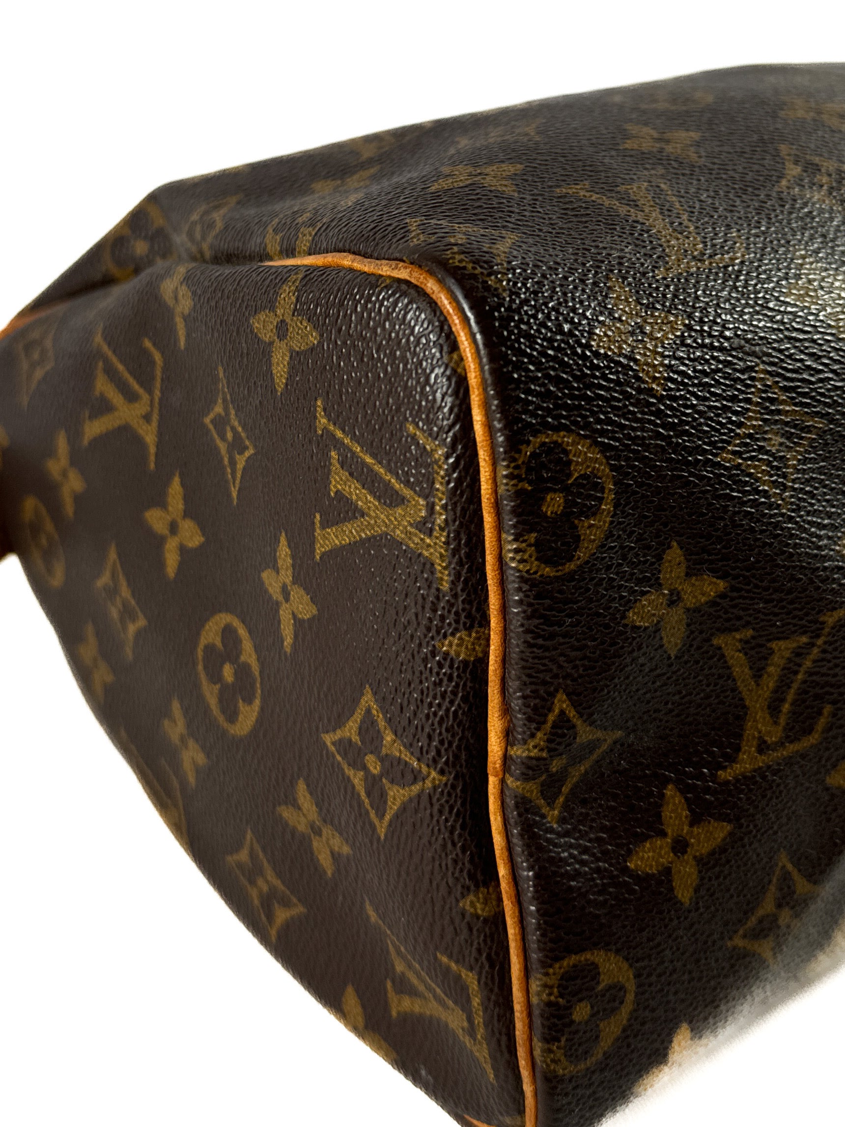 Louis Vuitton monogram speedy 25 SD0929 w/vintage strap