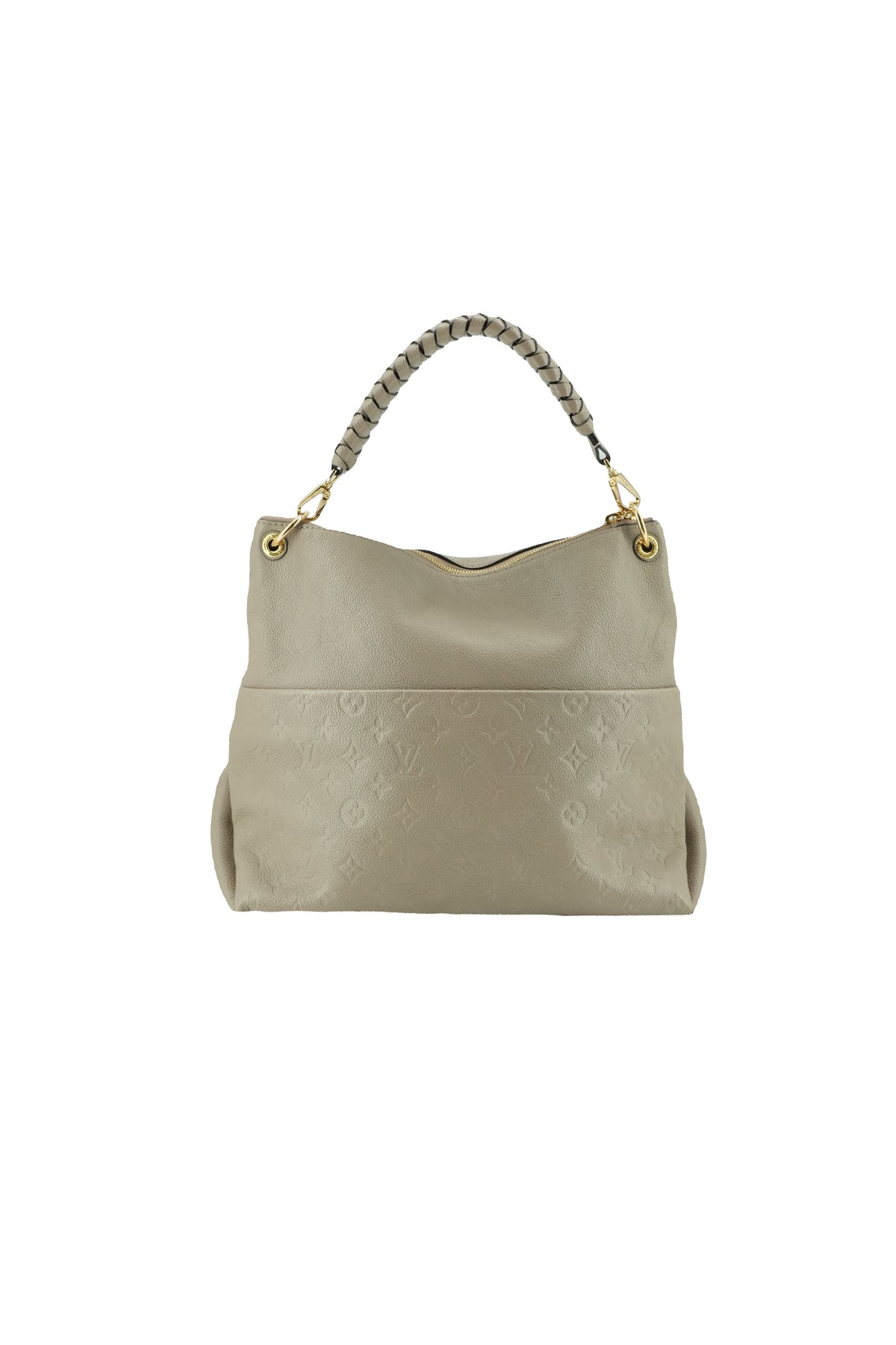 Louis Vuitton monogram empreinte taupe Maida hobo