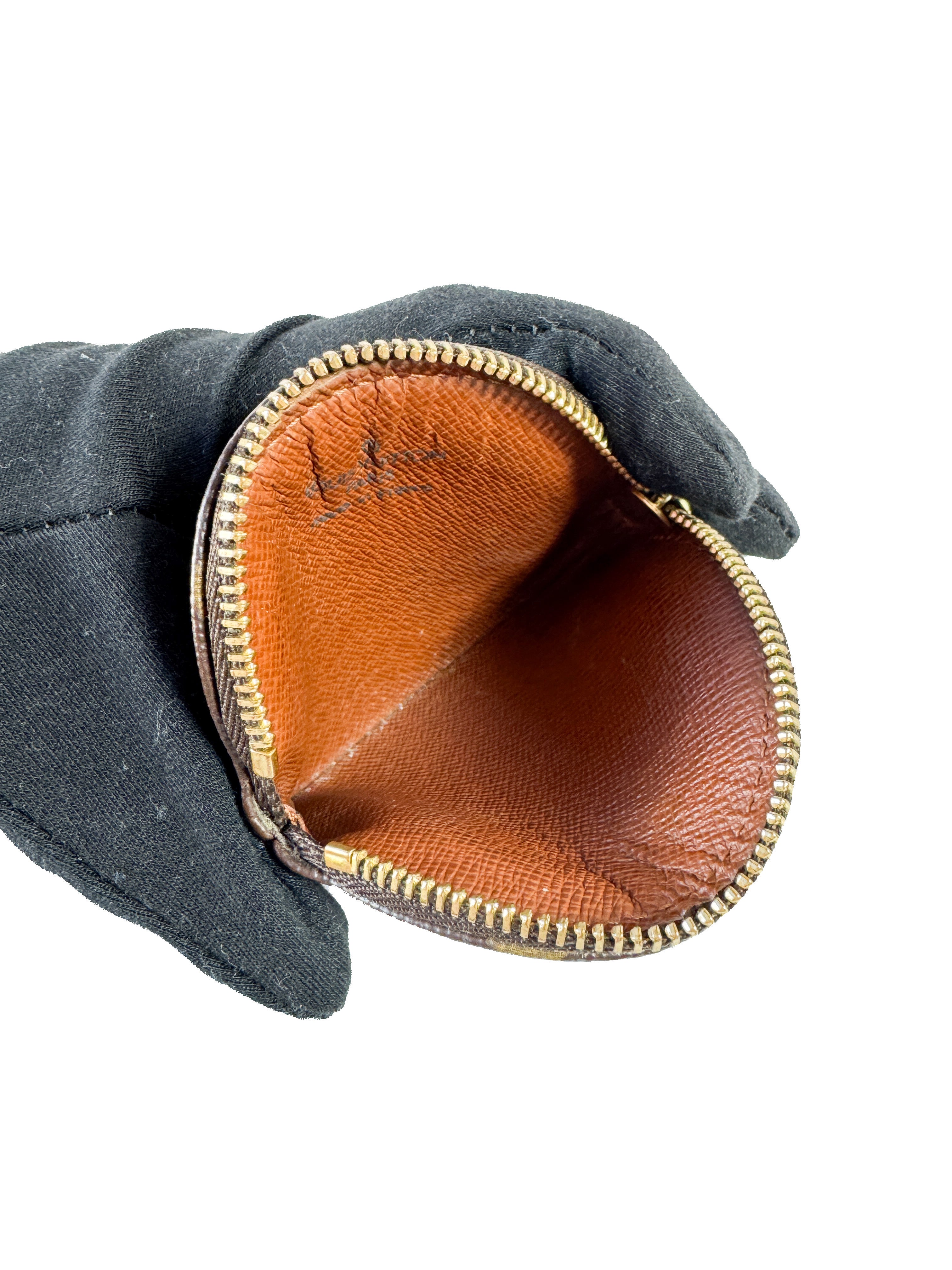 Louis Vuitton monogram round coin pouch CT0014