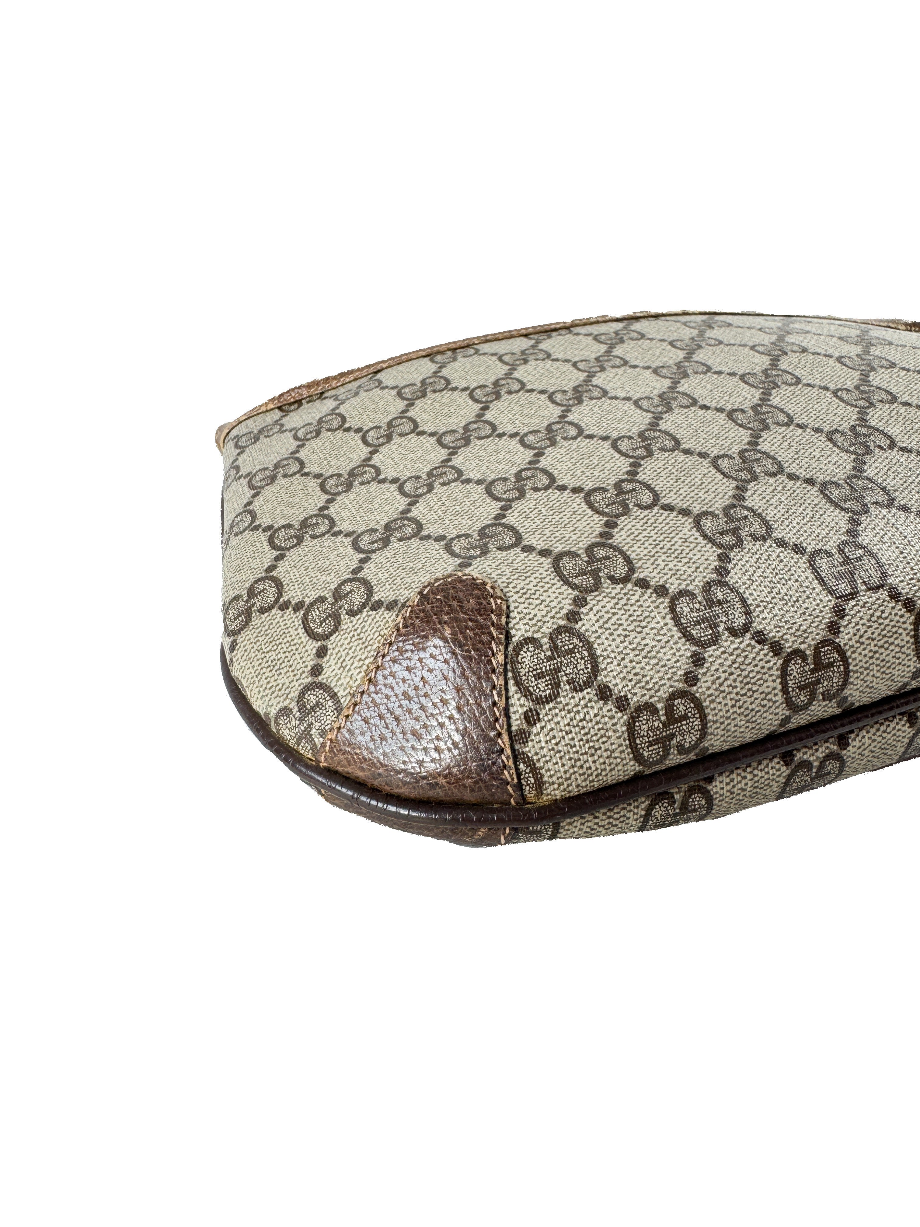 Gucci vintage brown sherry line crossbody 904-02-026