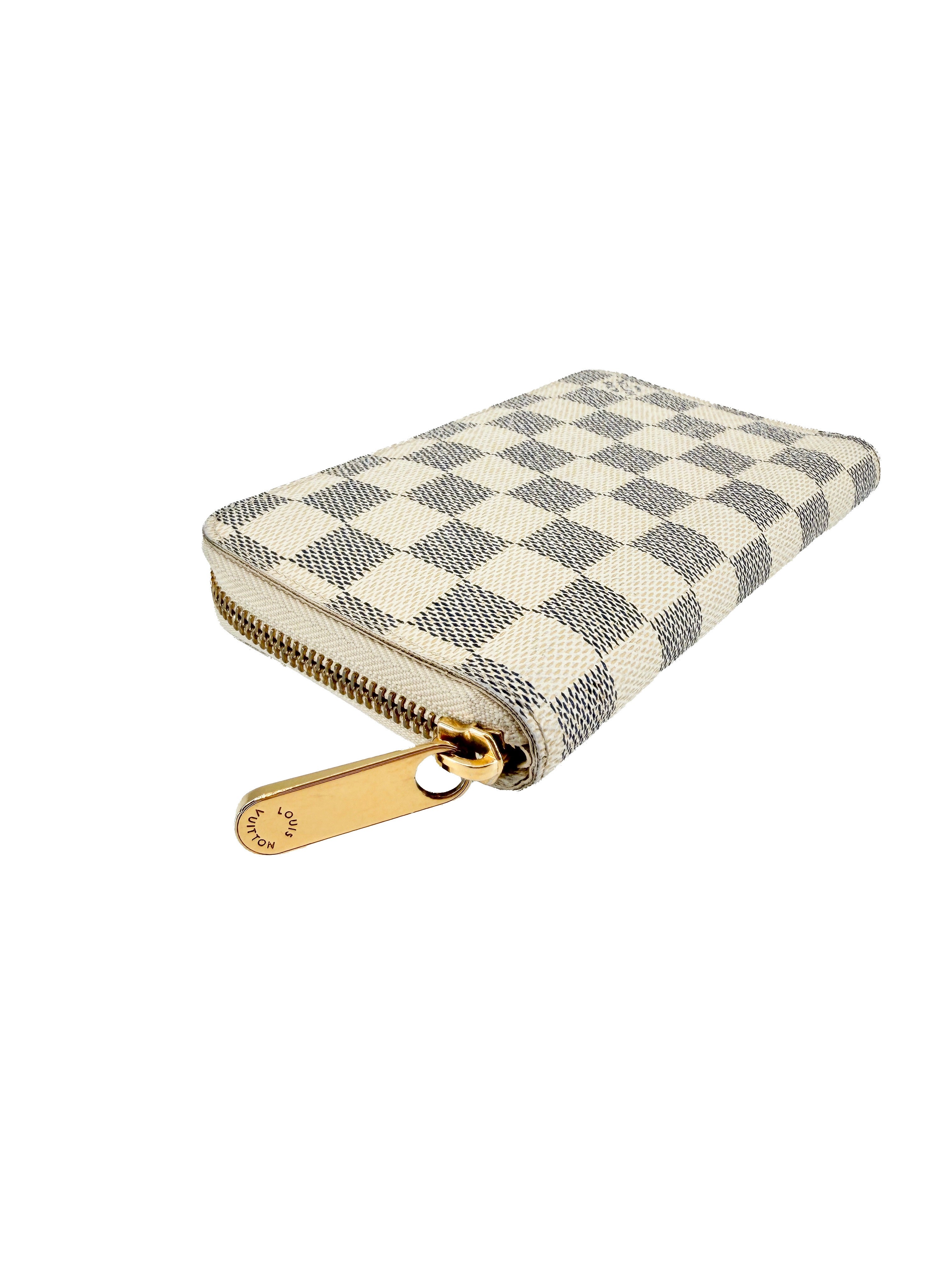 Louis Vuitton damier azur compact zippy wallet MI2120