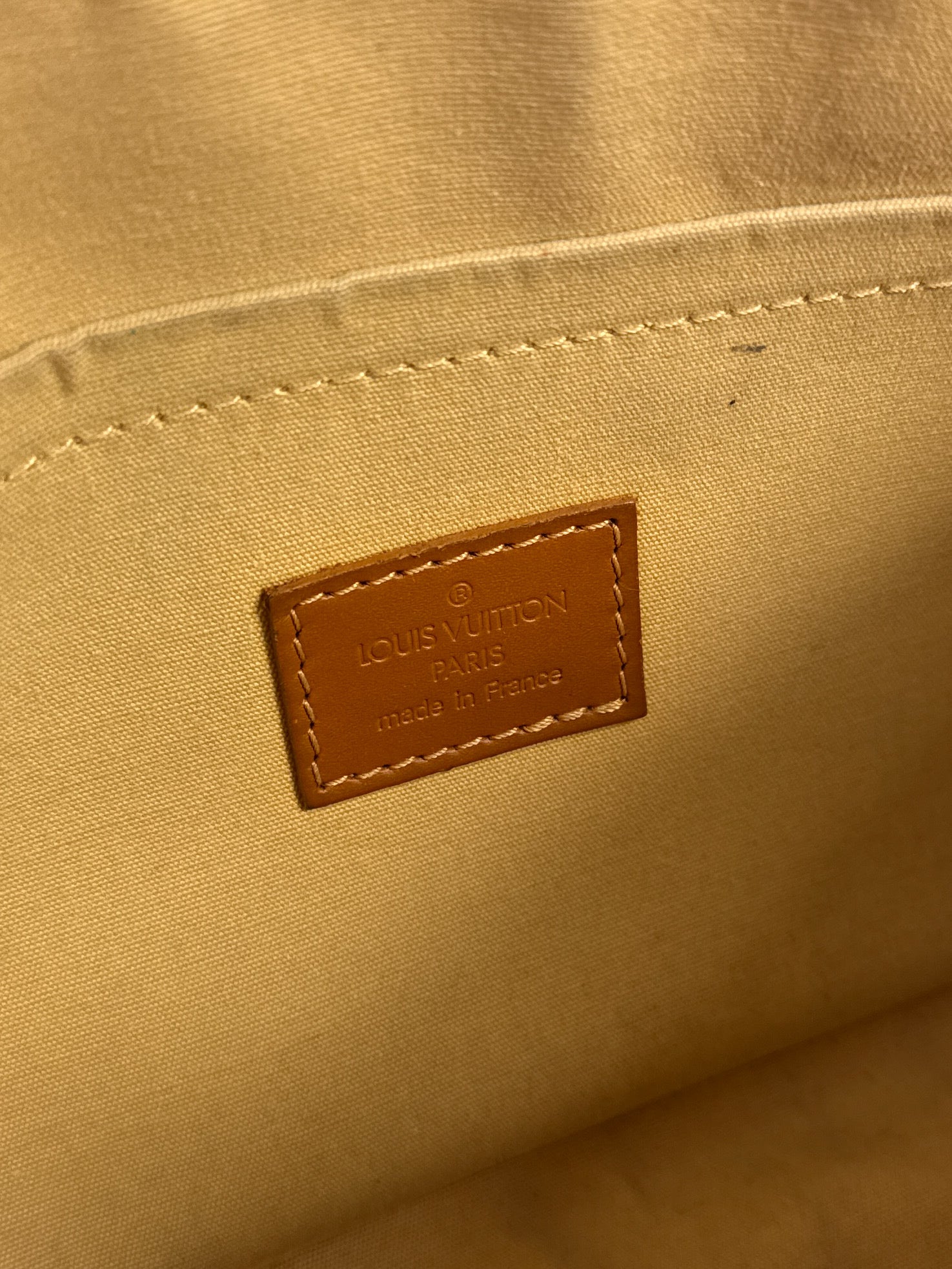 Louis Vuitton beige monogram mini pochette Kathleen TH0074