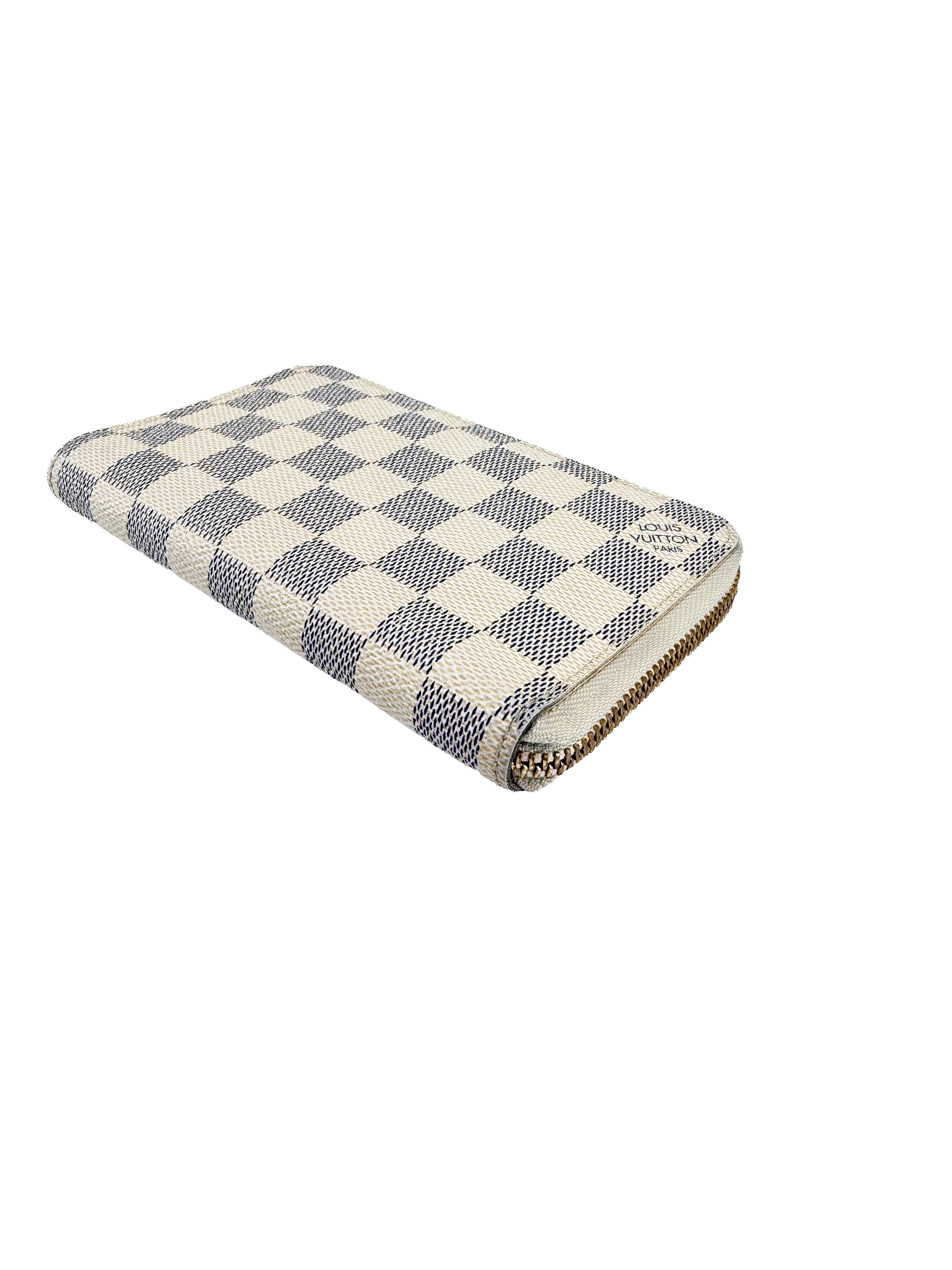 Louis Vuitton damier azur compact zippy wallet MI2120