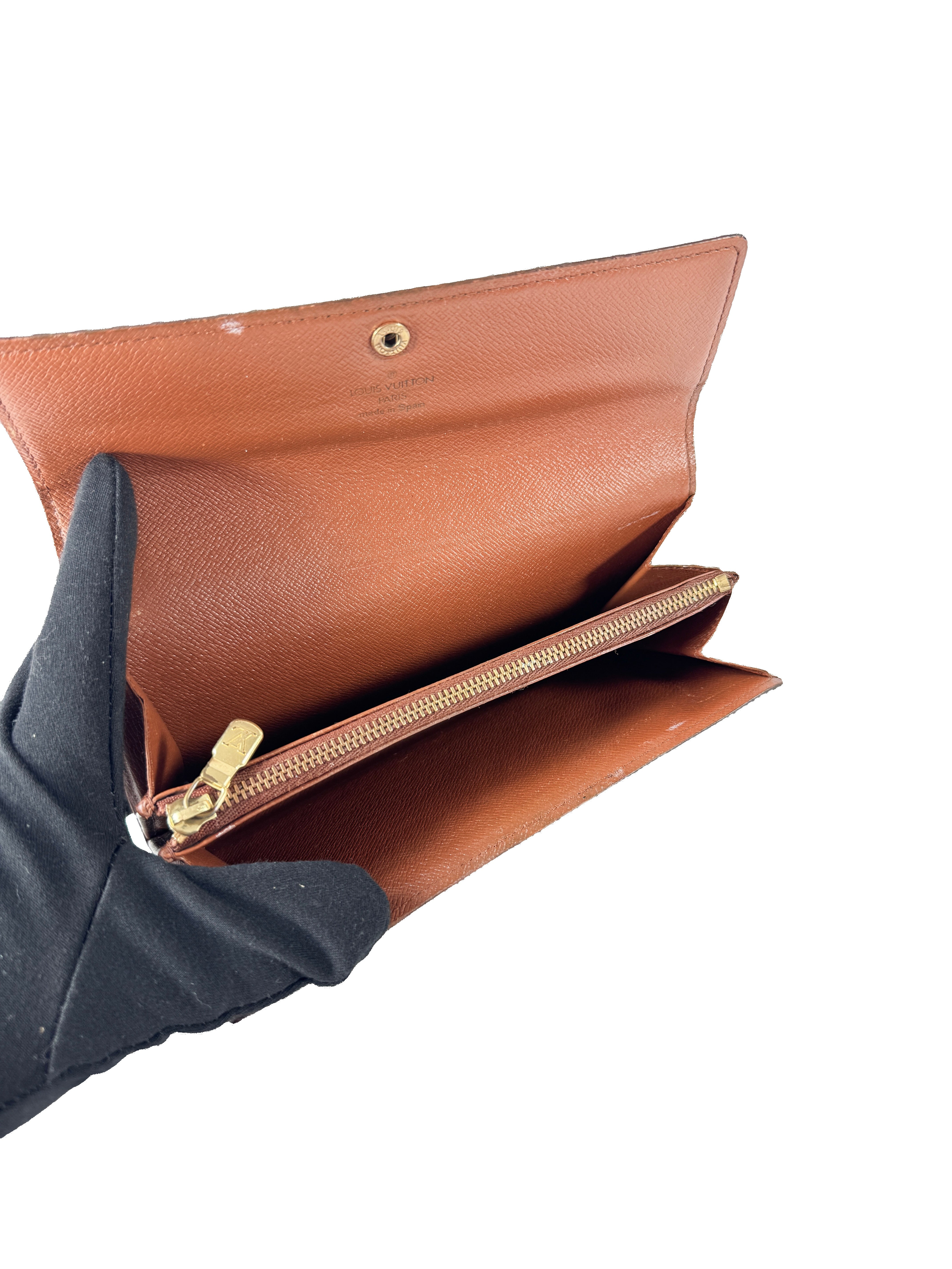 Louis Vuitton monogram Sarah wallet CA0976