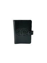 Chanel black leather caviar agenda 5047665