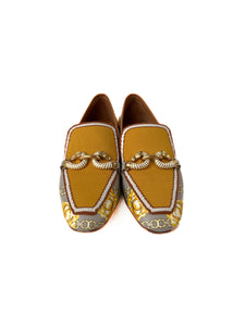 Tory Burch yellow Gemini Jessa 20mm loafer size 7.5