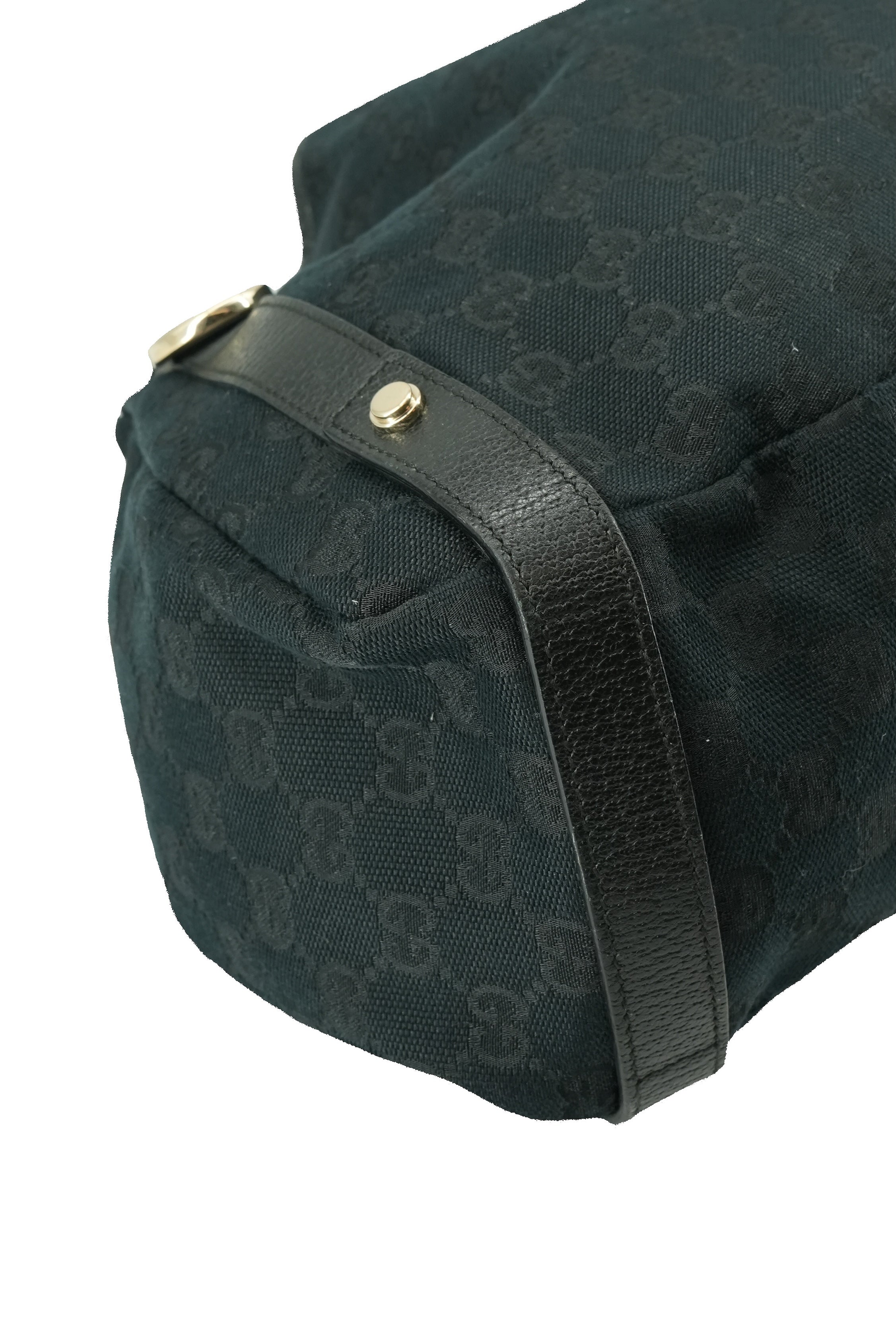 Gucci black canvas Abbey shoulder bag 180736 493492