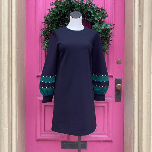 Tory Burch black green dress size S