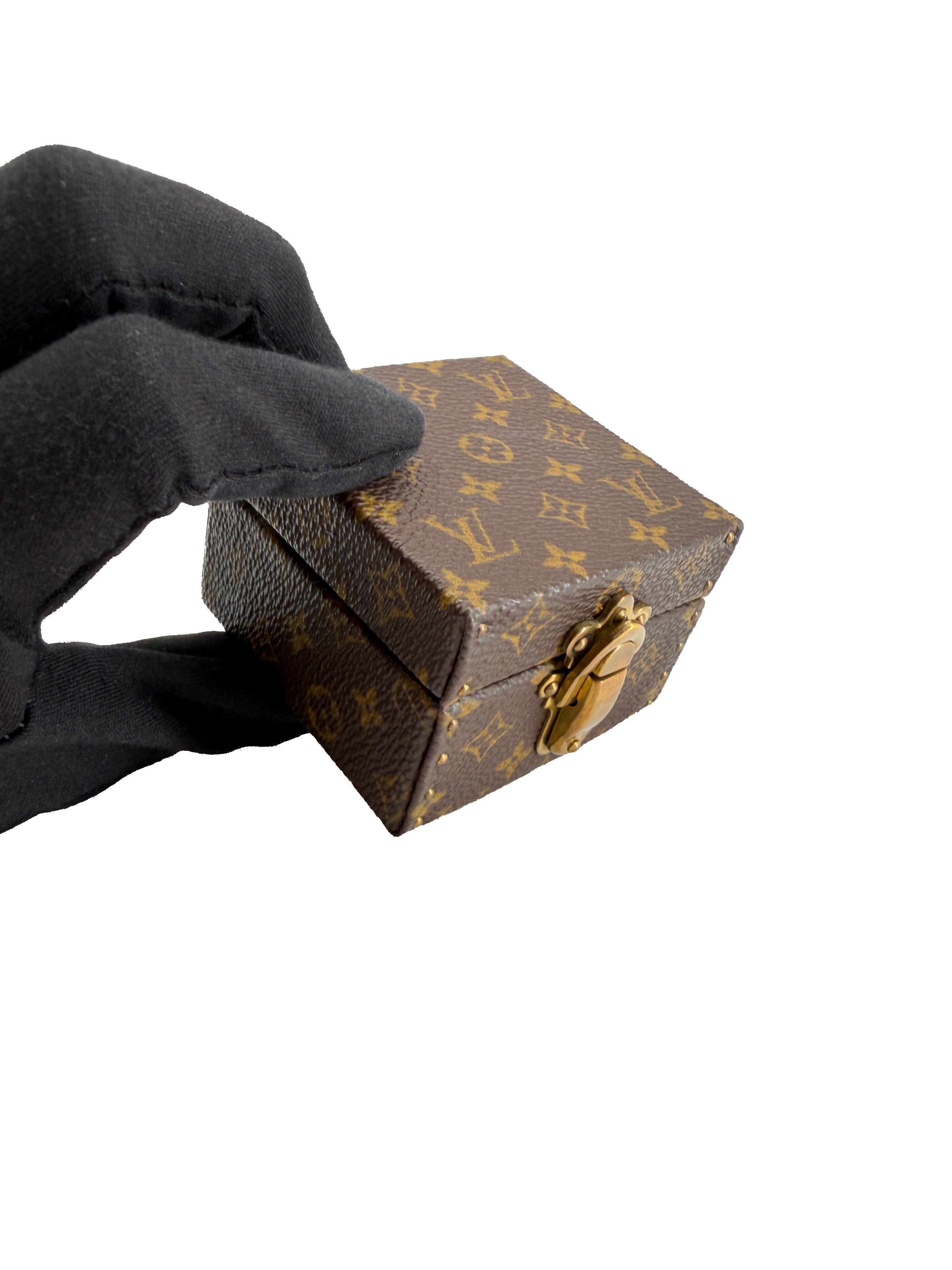 Louis Vuitton monogram Ring box mini trunk AS0043