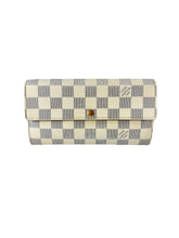 Louis Vuitton damier azur Portefeuille Sarah wallet CA2069