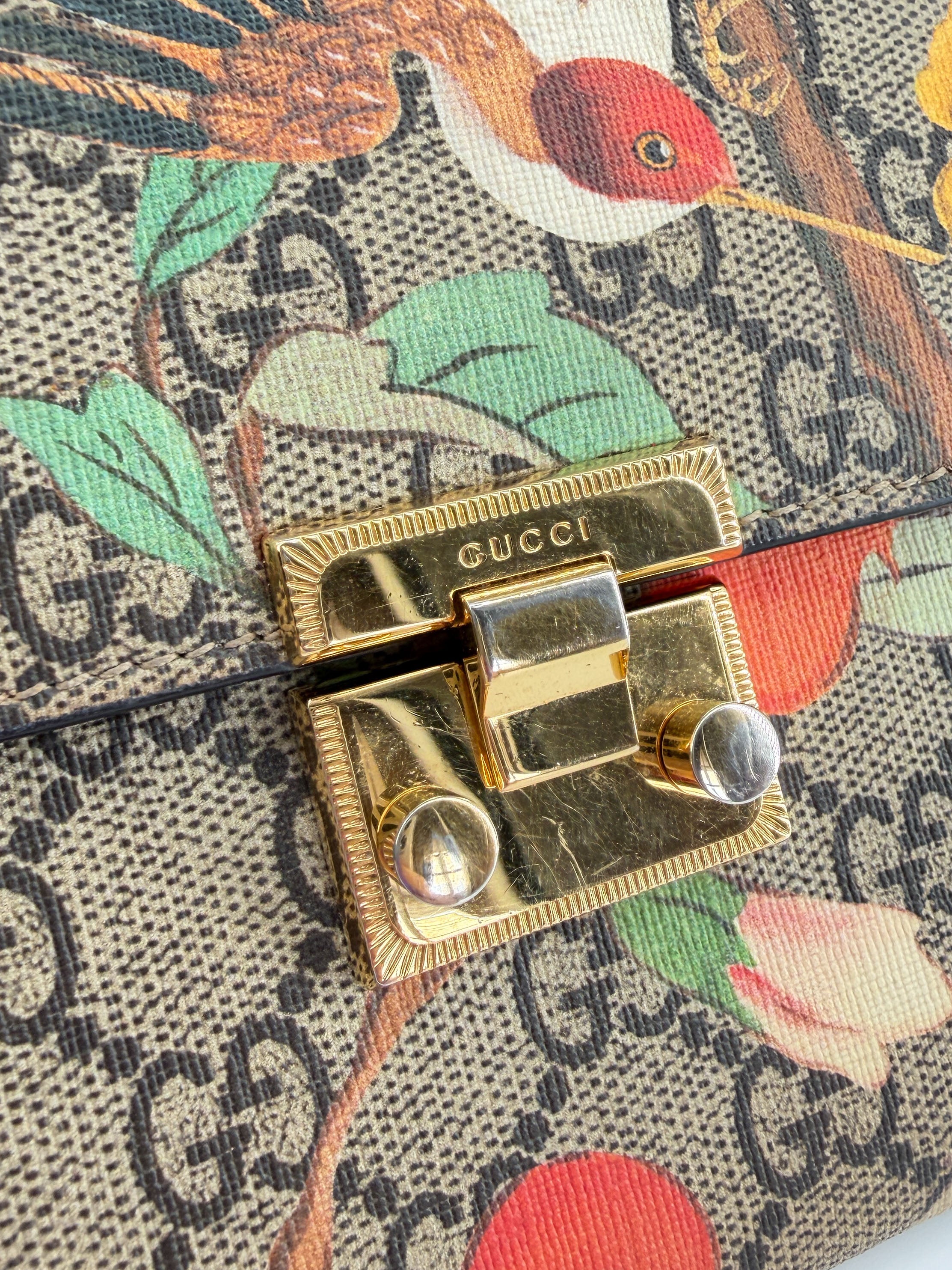 Gucci GG Tian padlock clutch 4531560959