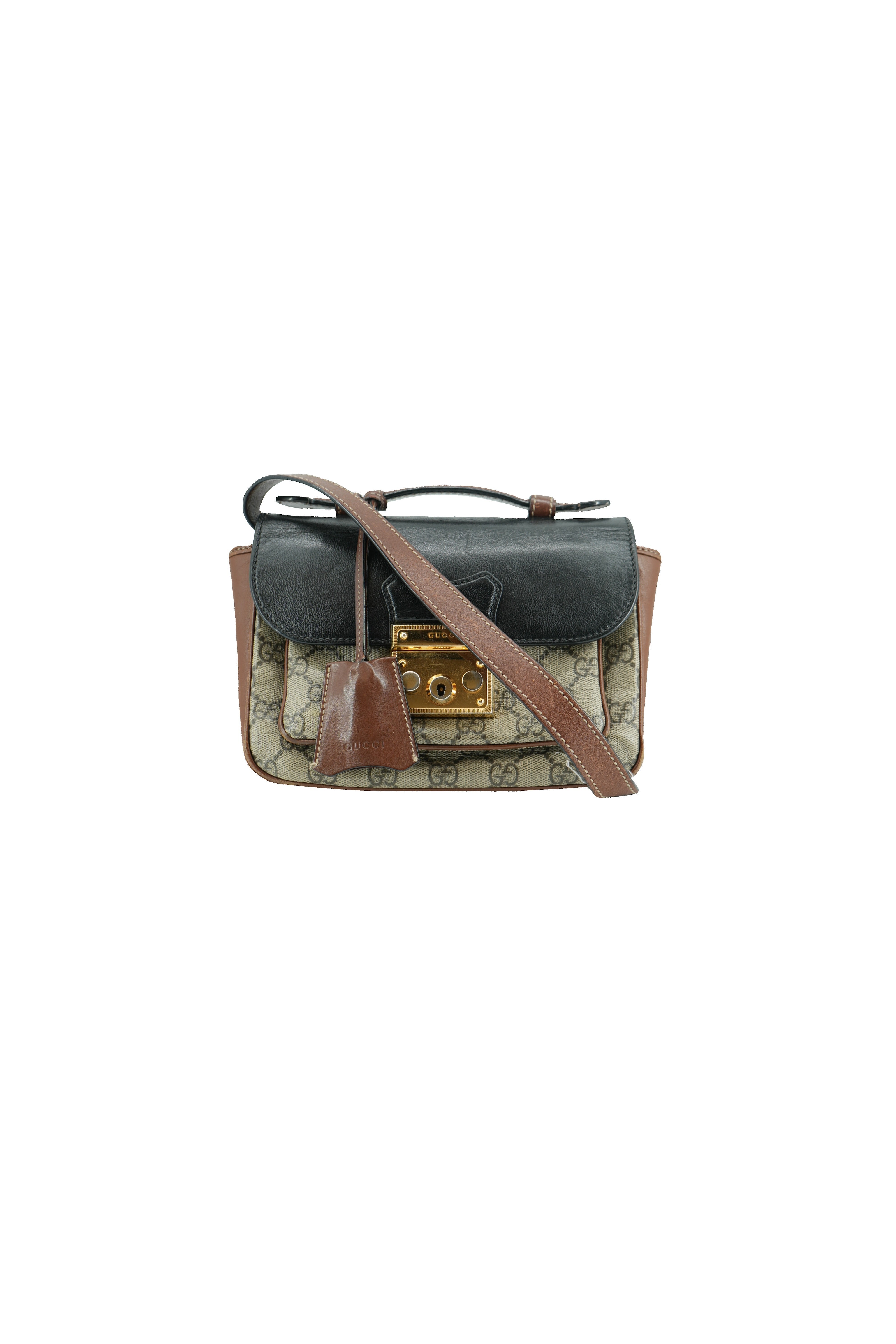 Gucci GG Surpreme small Padlock crossbody 658487 525040