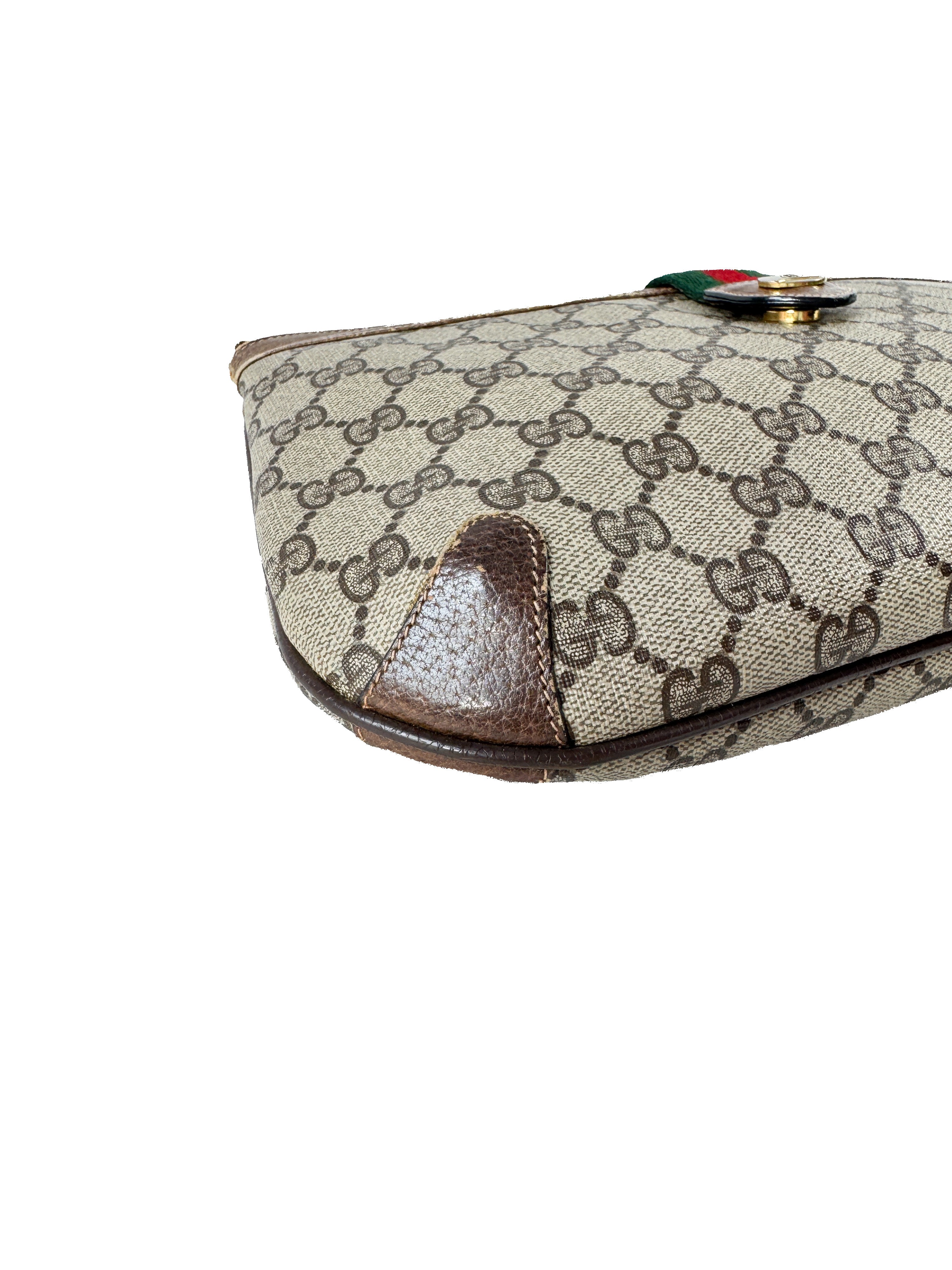 Gucci vintage brown sherry line crossbody 904-02-026