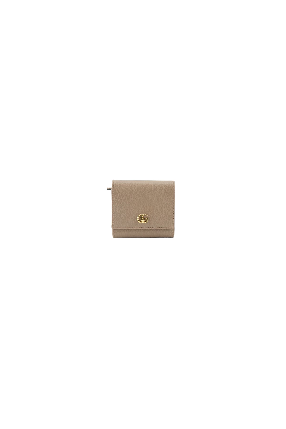Gucci beige Marmont compact wallet 598587-0416