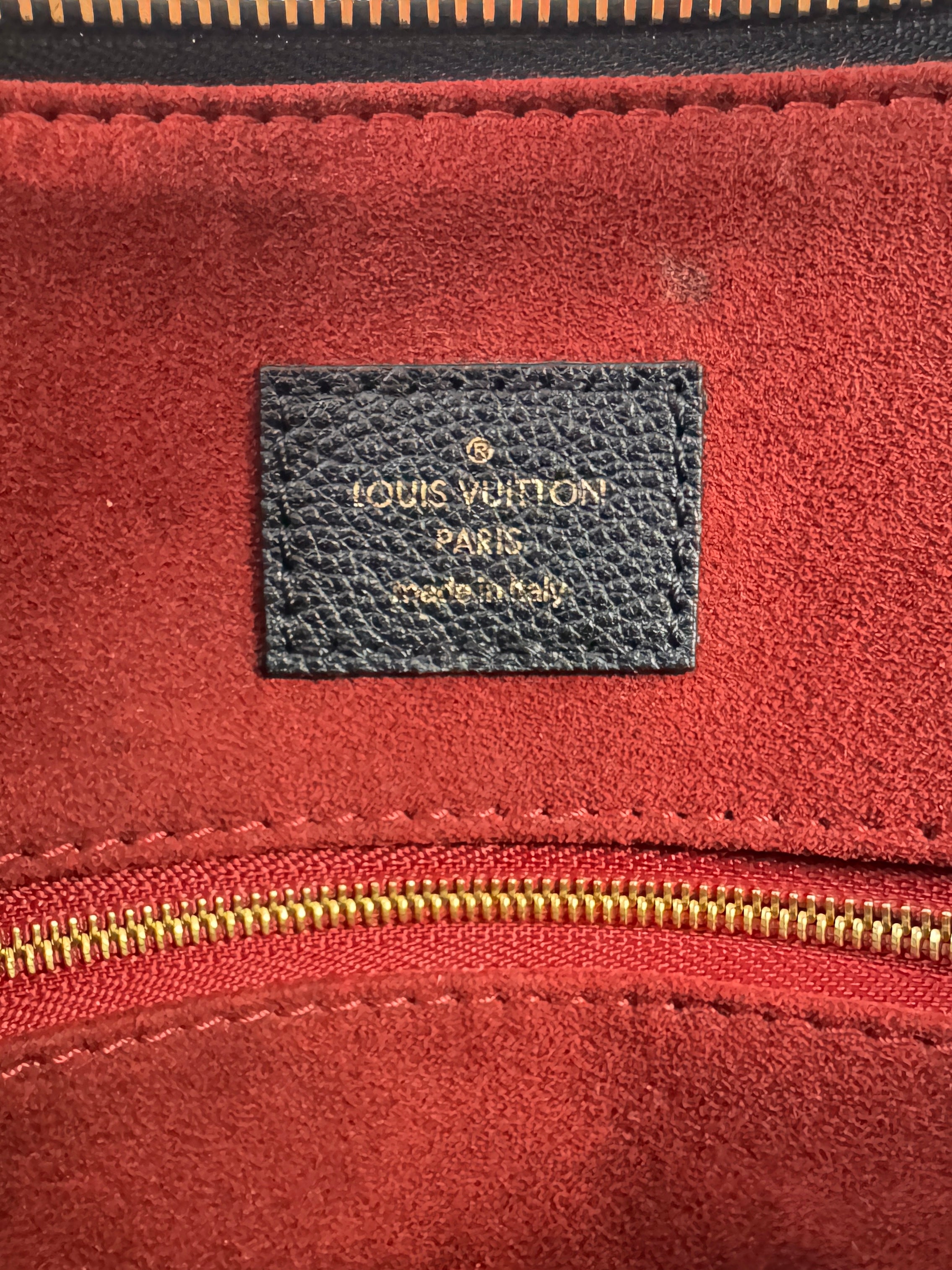 Louis Vuitton black Grand Palais Empreinte Leather Tote Bag NFC