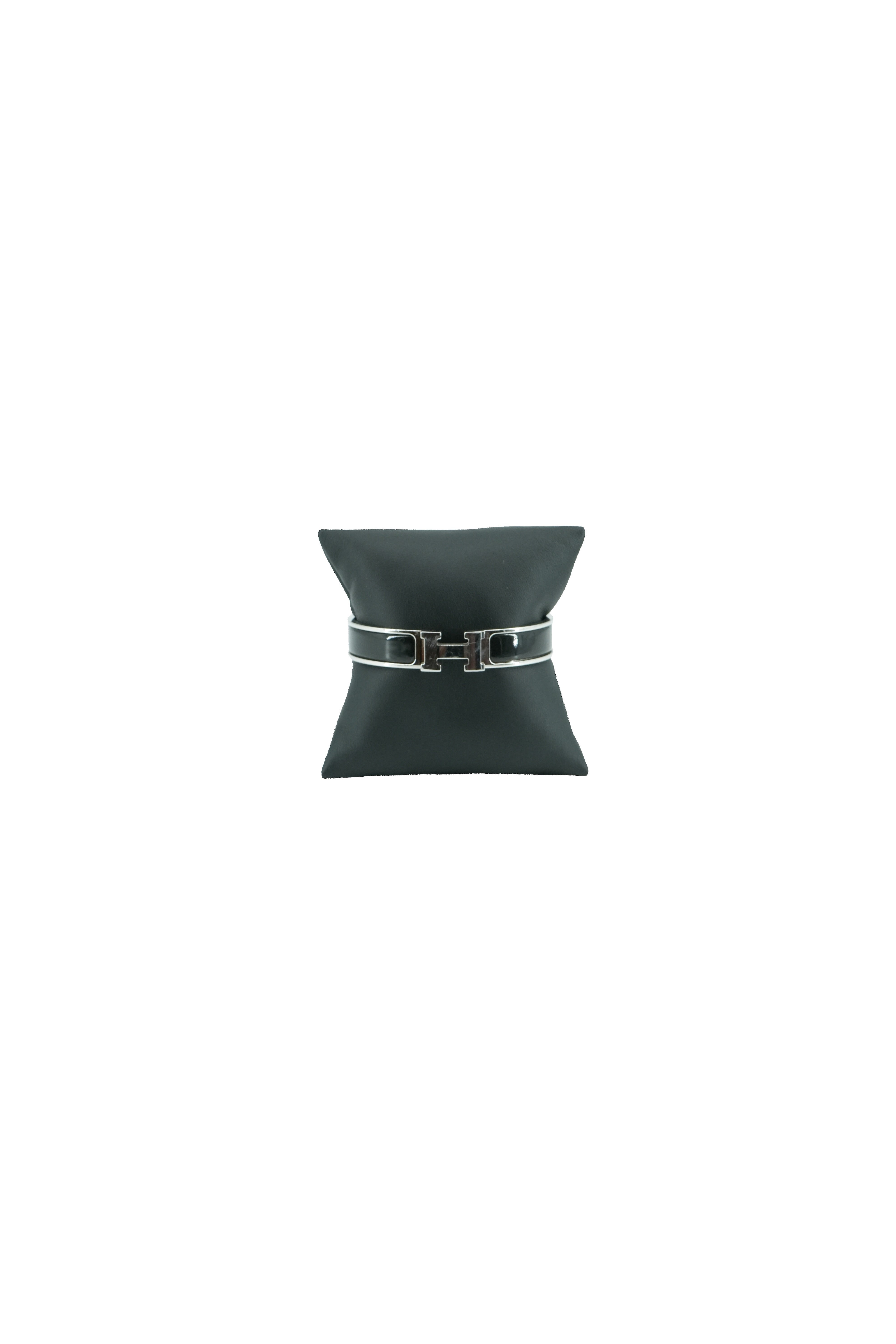 Hermes silver black Clic GM FI 02 73