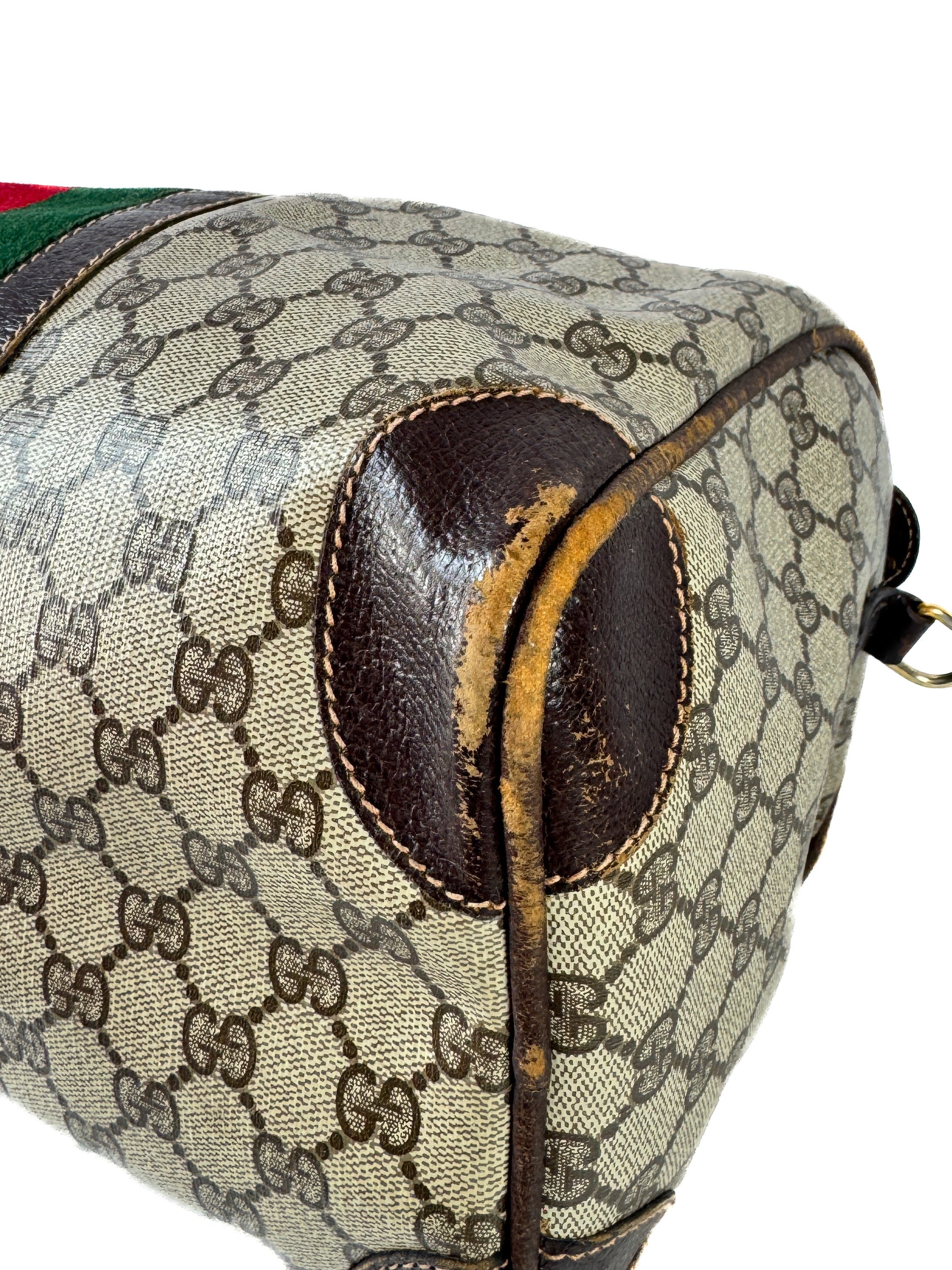 Gucci Supreme 1980s signature mini duffle bag