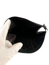 Fendi brown black Zucchino zip pouch