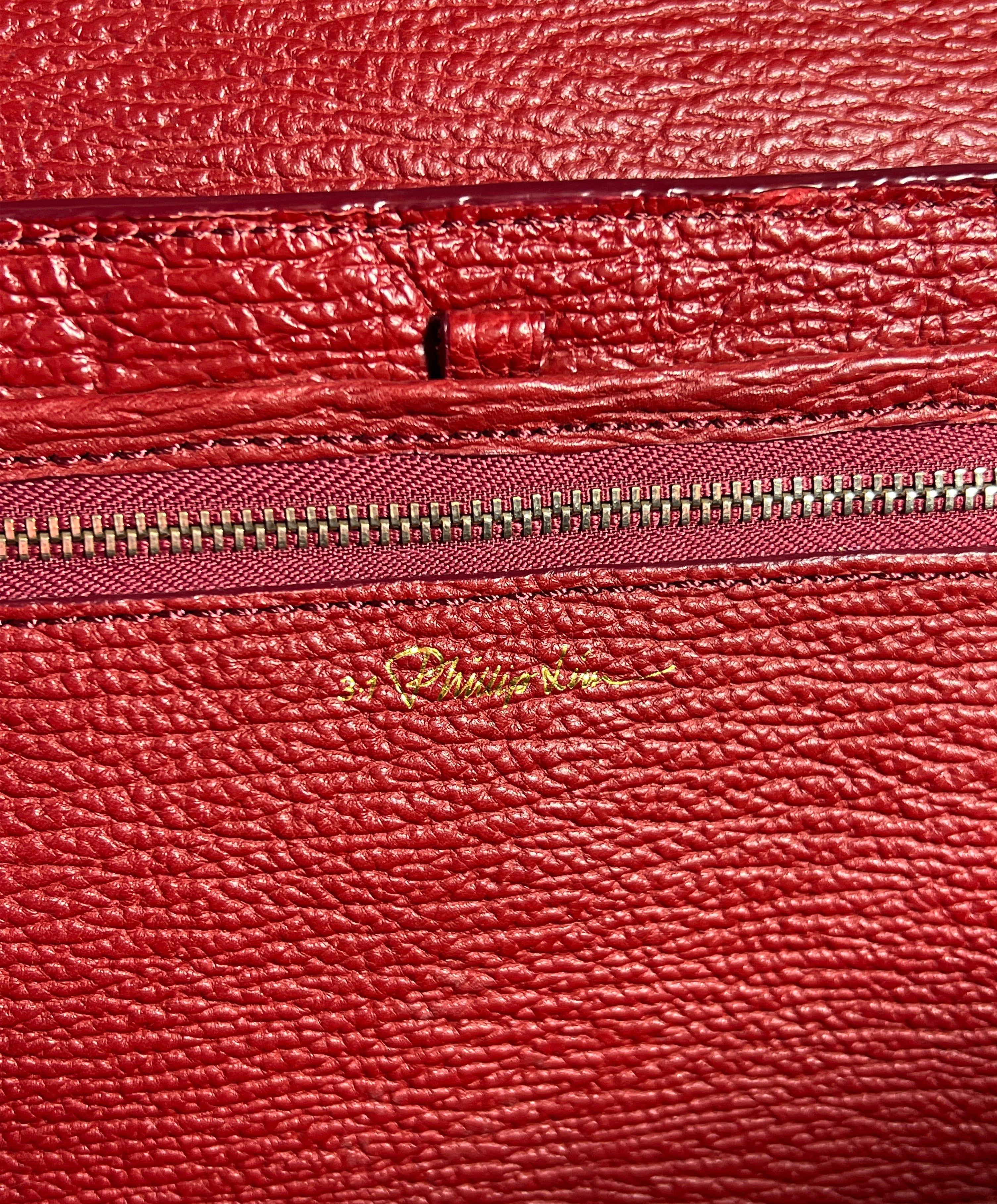 3.1 Phillip Lim red medium Pashli tote