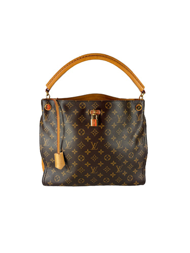 Louis Vuitton monogram gold Gaia shoulder bag DR0136