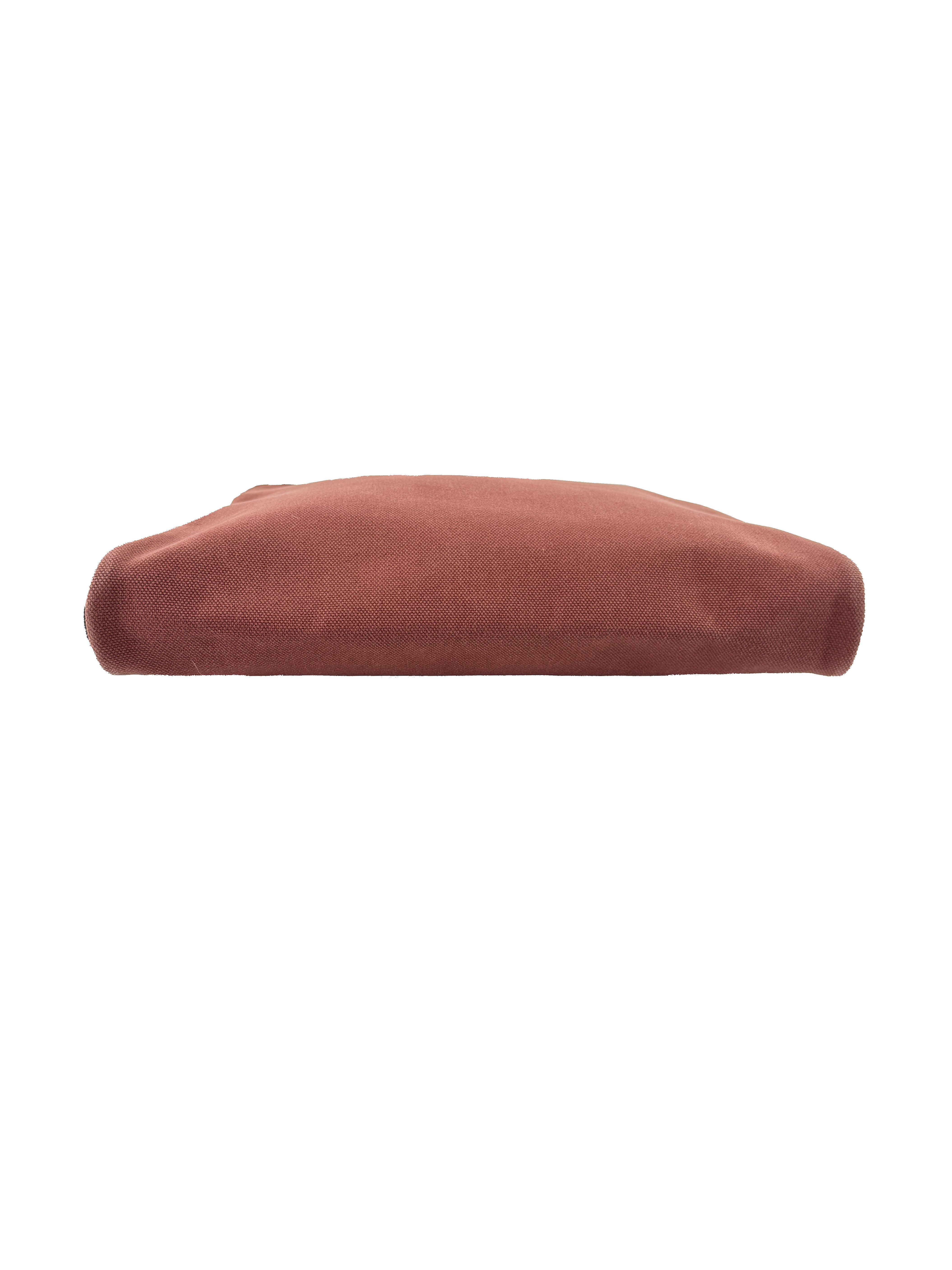 Hermès Heeboo red canvas tote