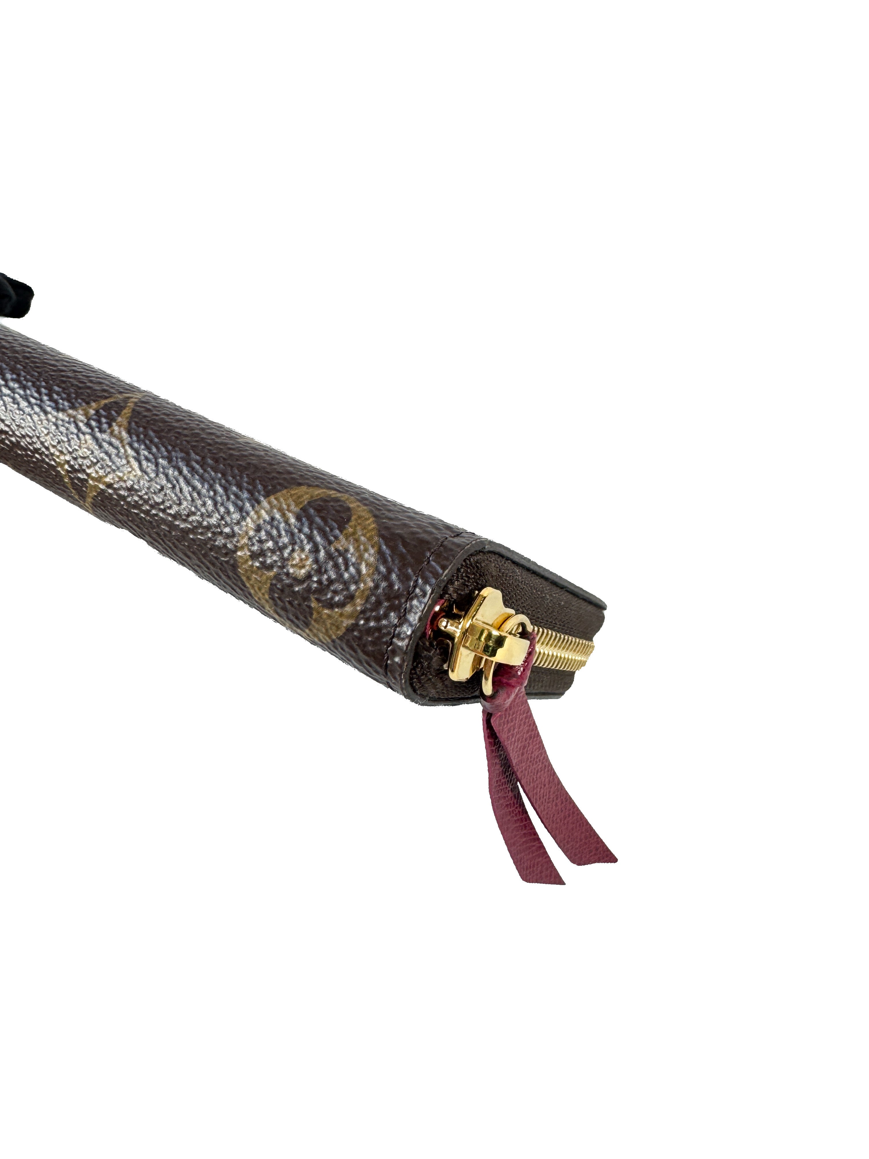 Louis Vuitton monogram fuschia Clemence wallet (NFC)