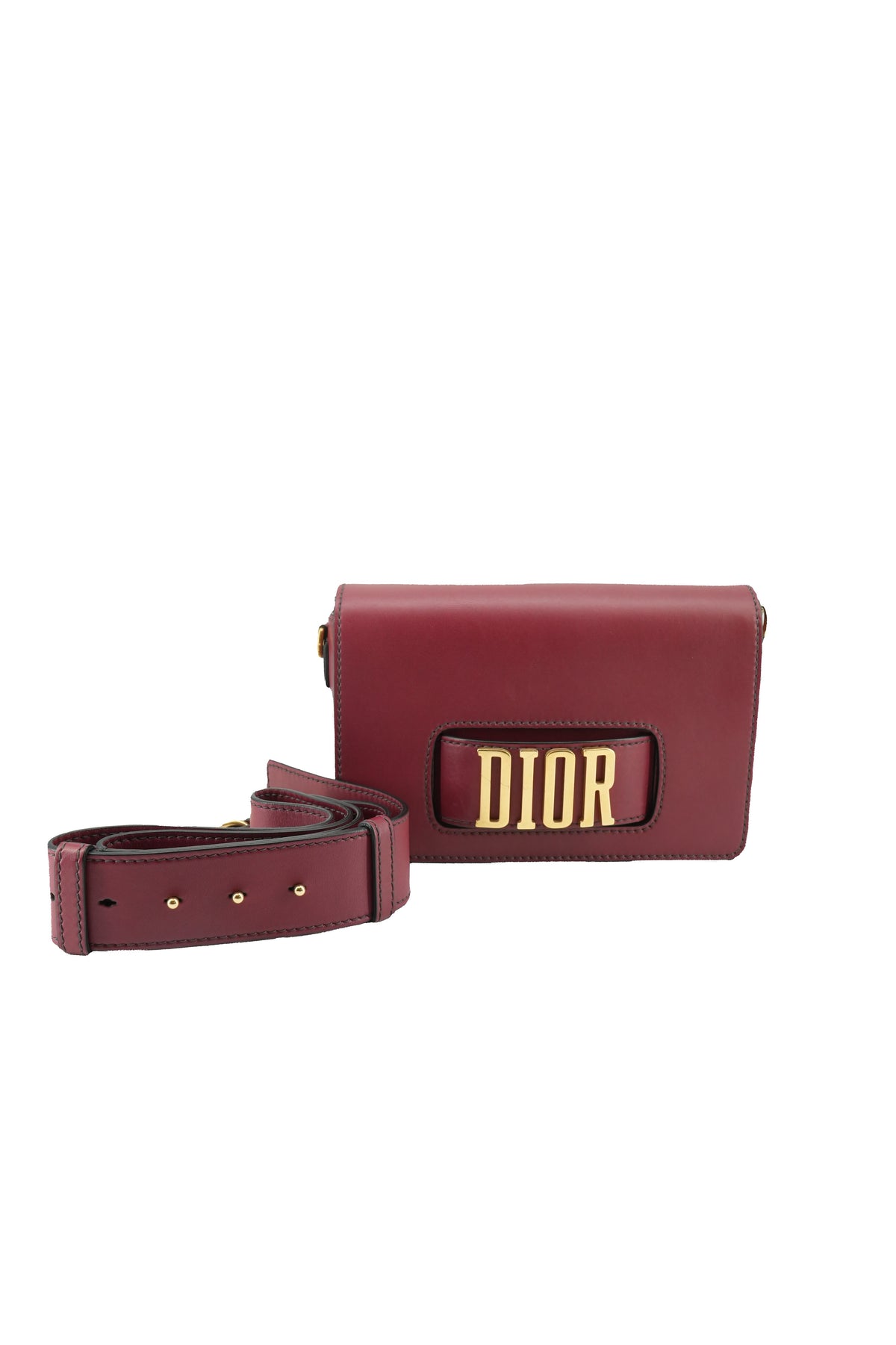 Dior red Dio(r)evloution flap bag 19-MA-0157