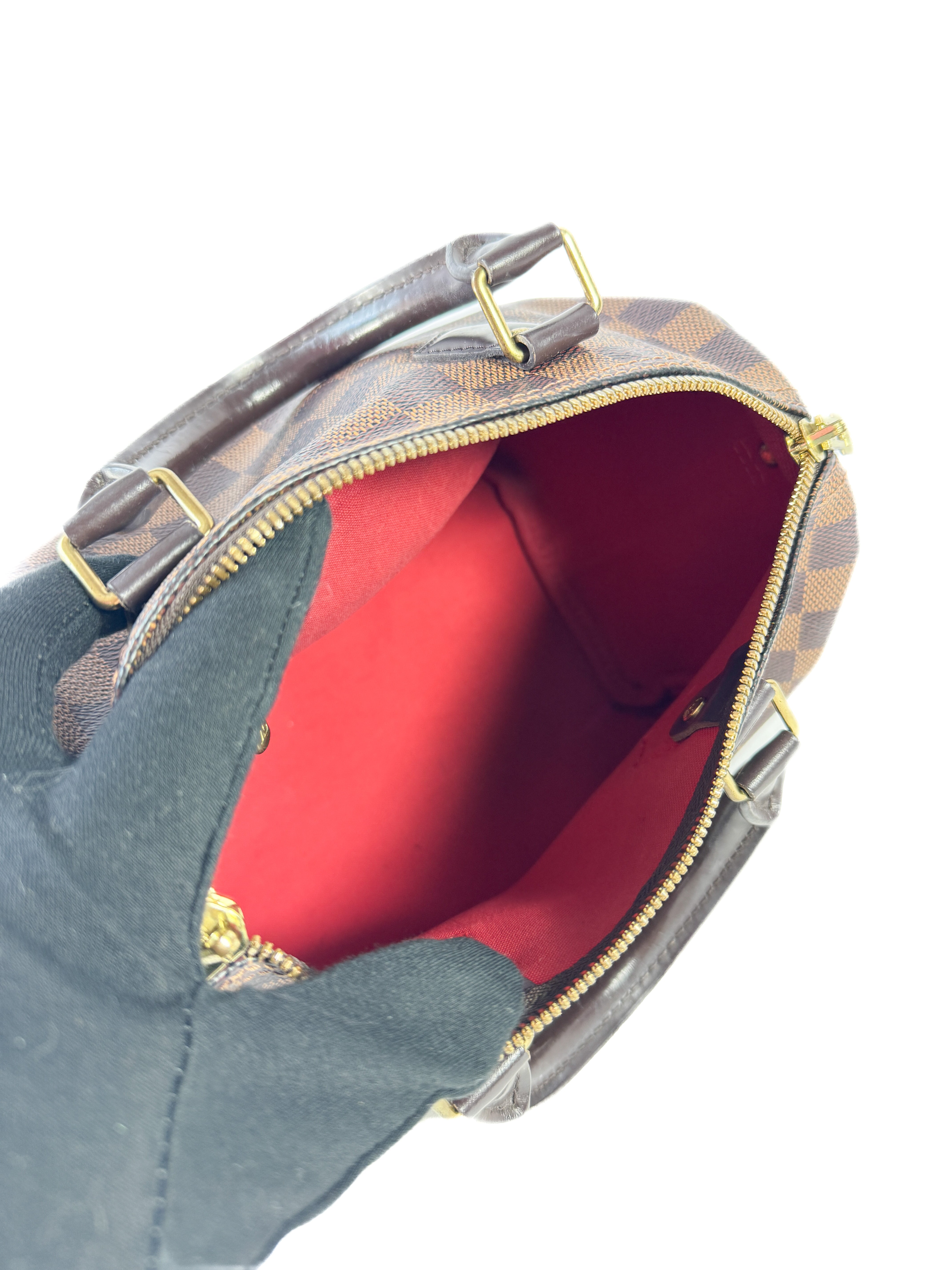 Louis Vuitton damier ebene Speedy 25 Bandouliere NM LA3199