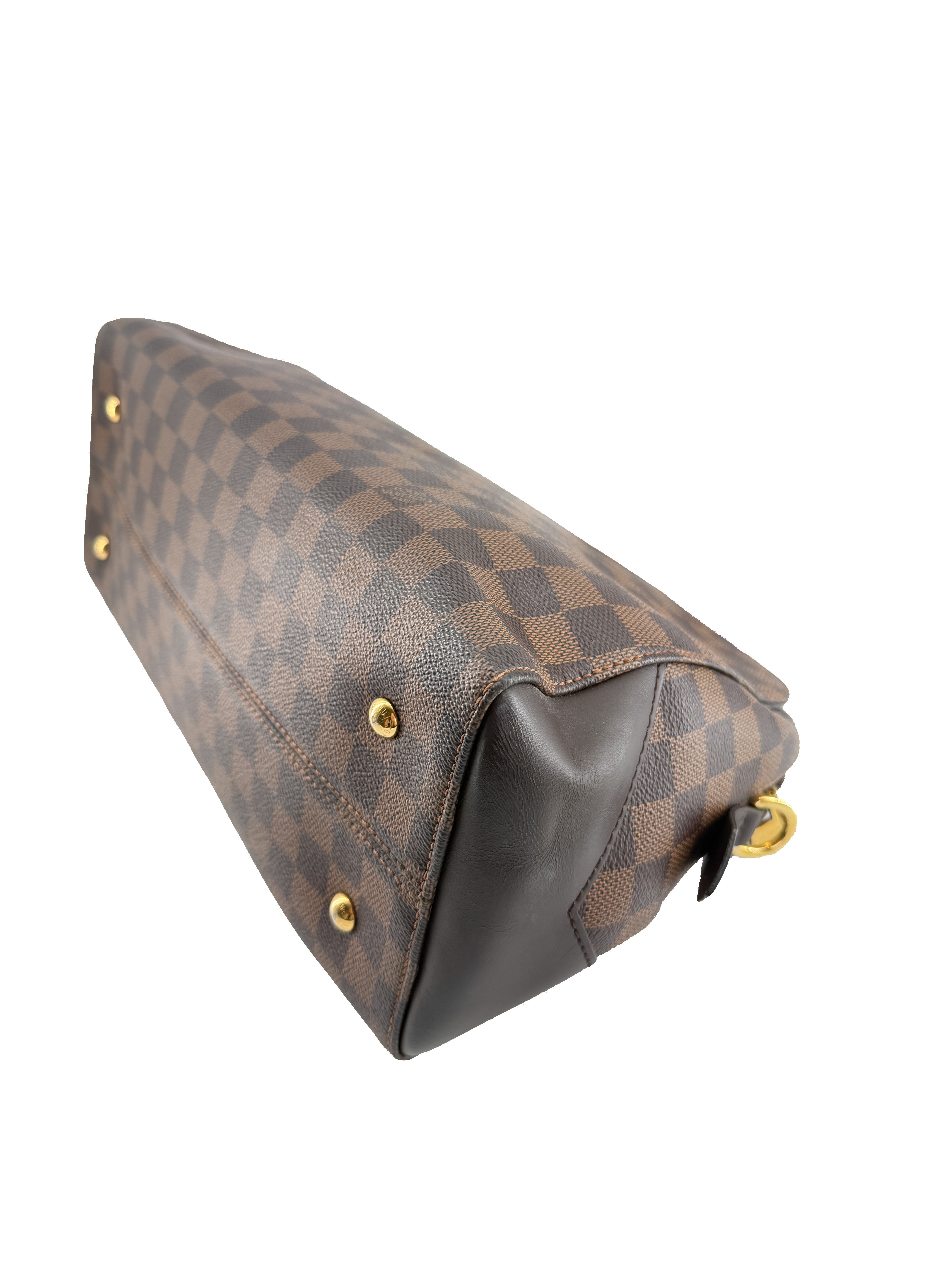 Louis Vuitton damier ebene Kensington bowling bag TJ0128 - My Girlfriend's Wardrobe LLC