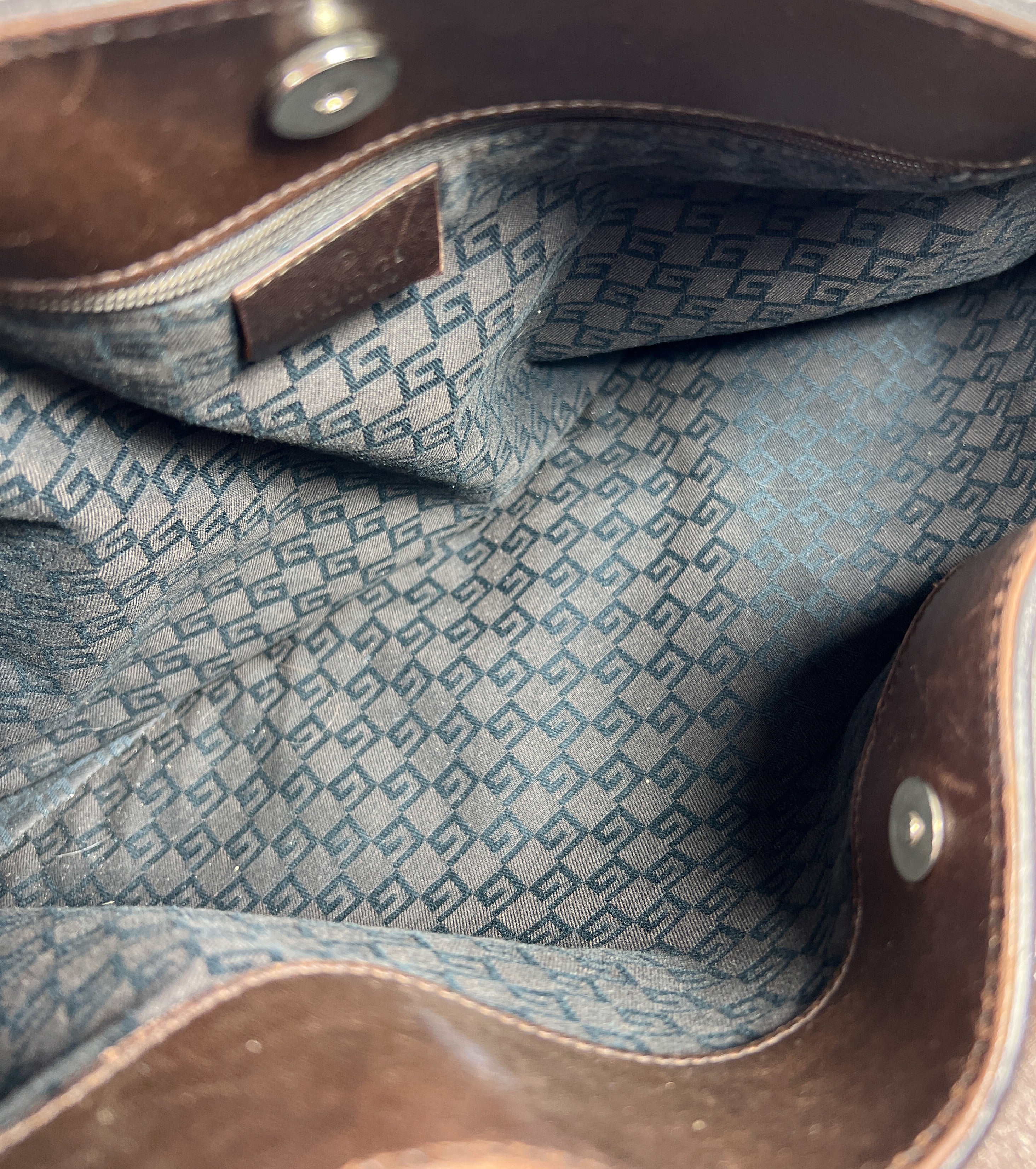 Gucci brown suede horsebit hobo shoulder bag **as is**