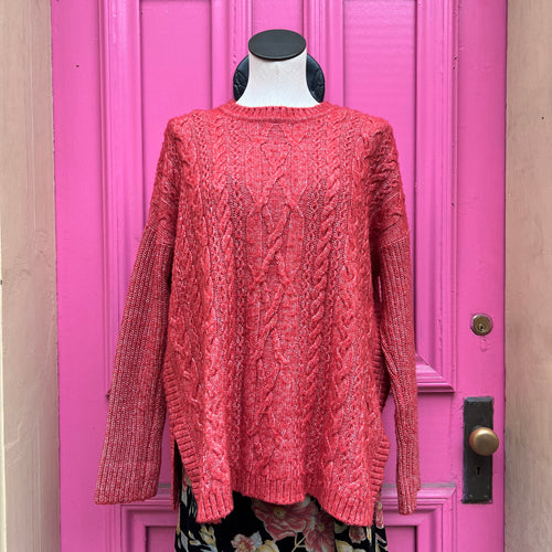 Cabi dark red sweater size S