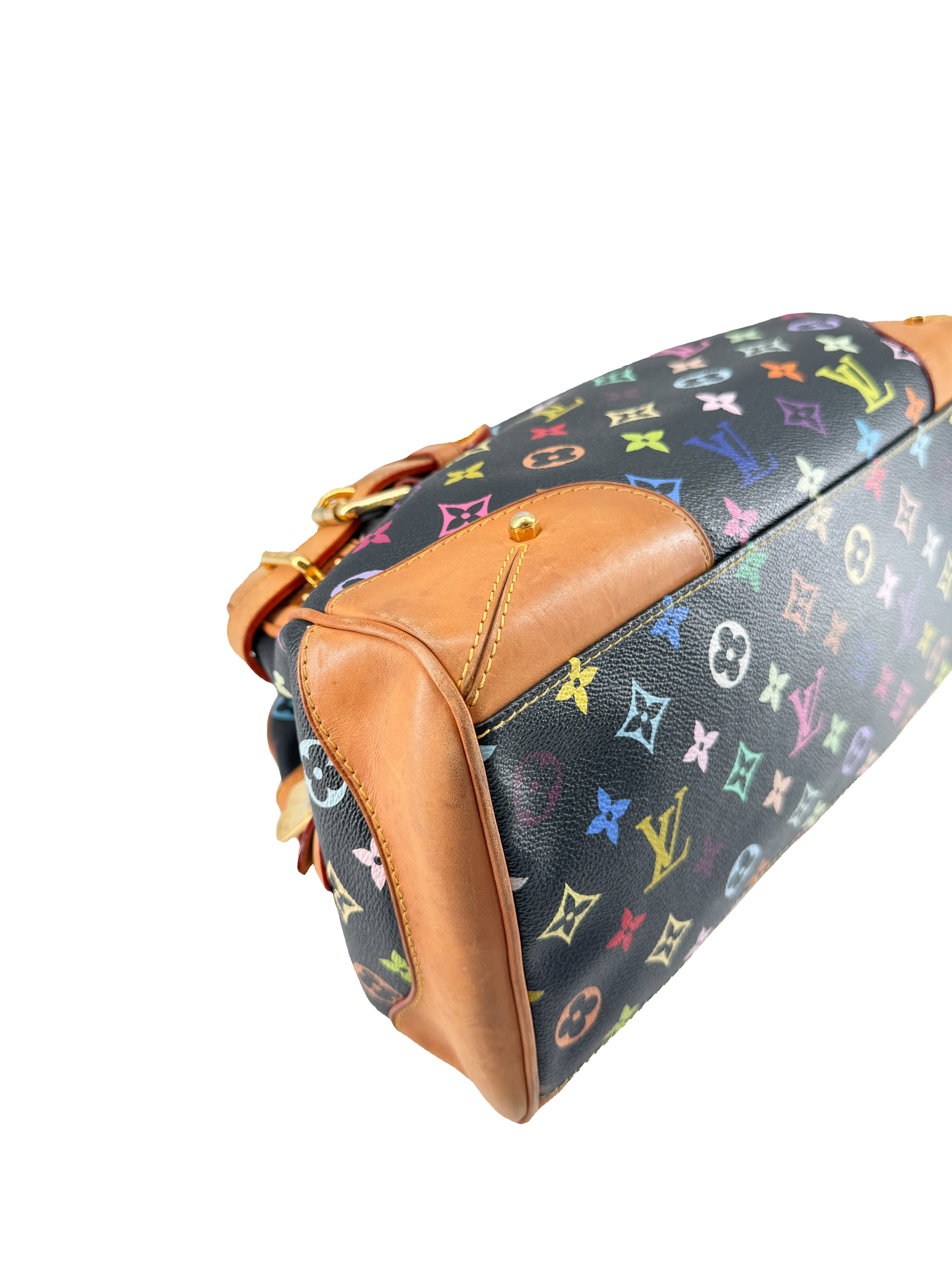 Louis Vuitton Claudia Monogram Multicolor Black CE0181 - My Girlfriend's Wardrobe LLC