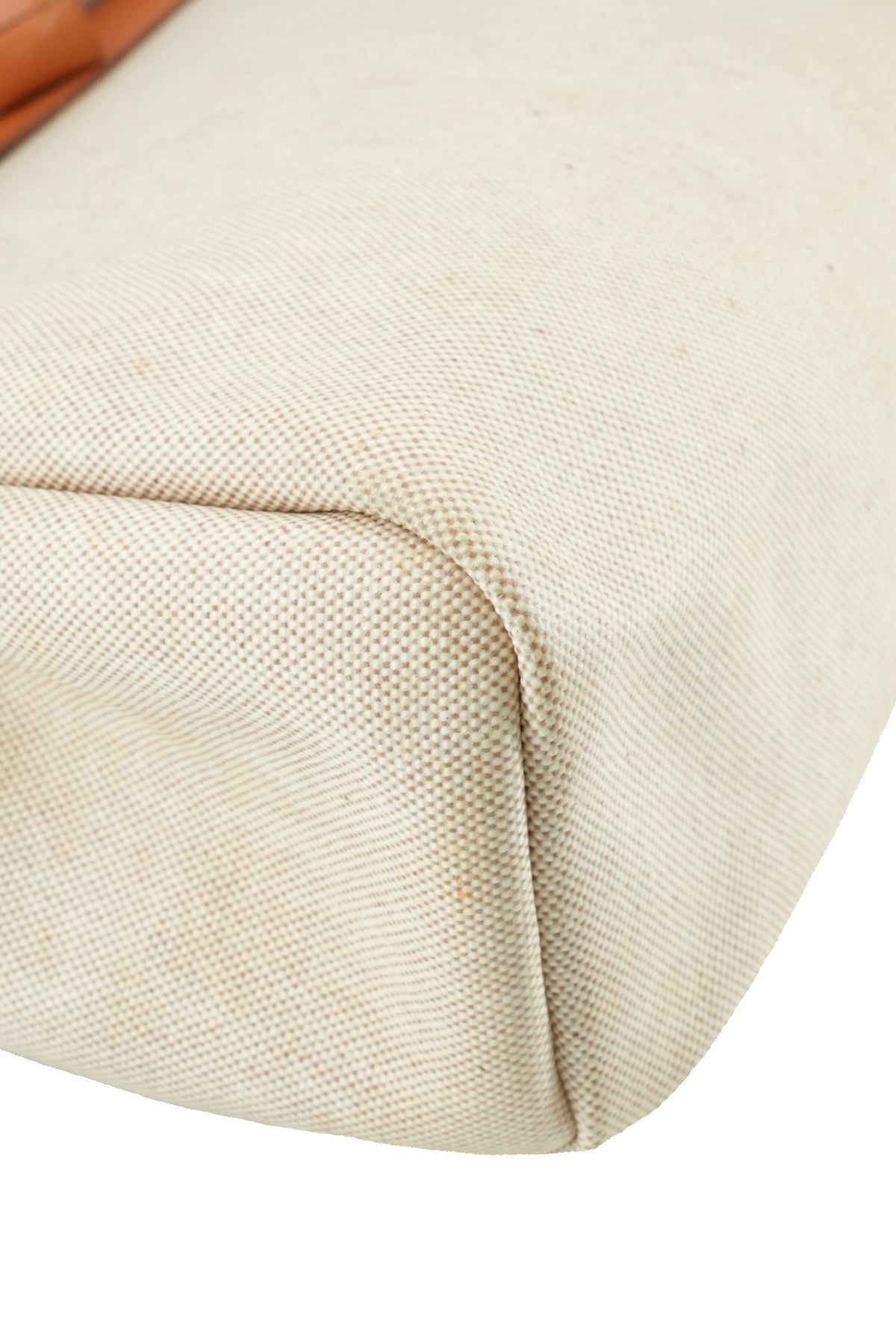 Hermès cream canvas Herbag with extra shell