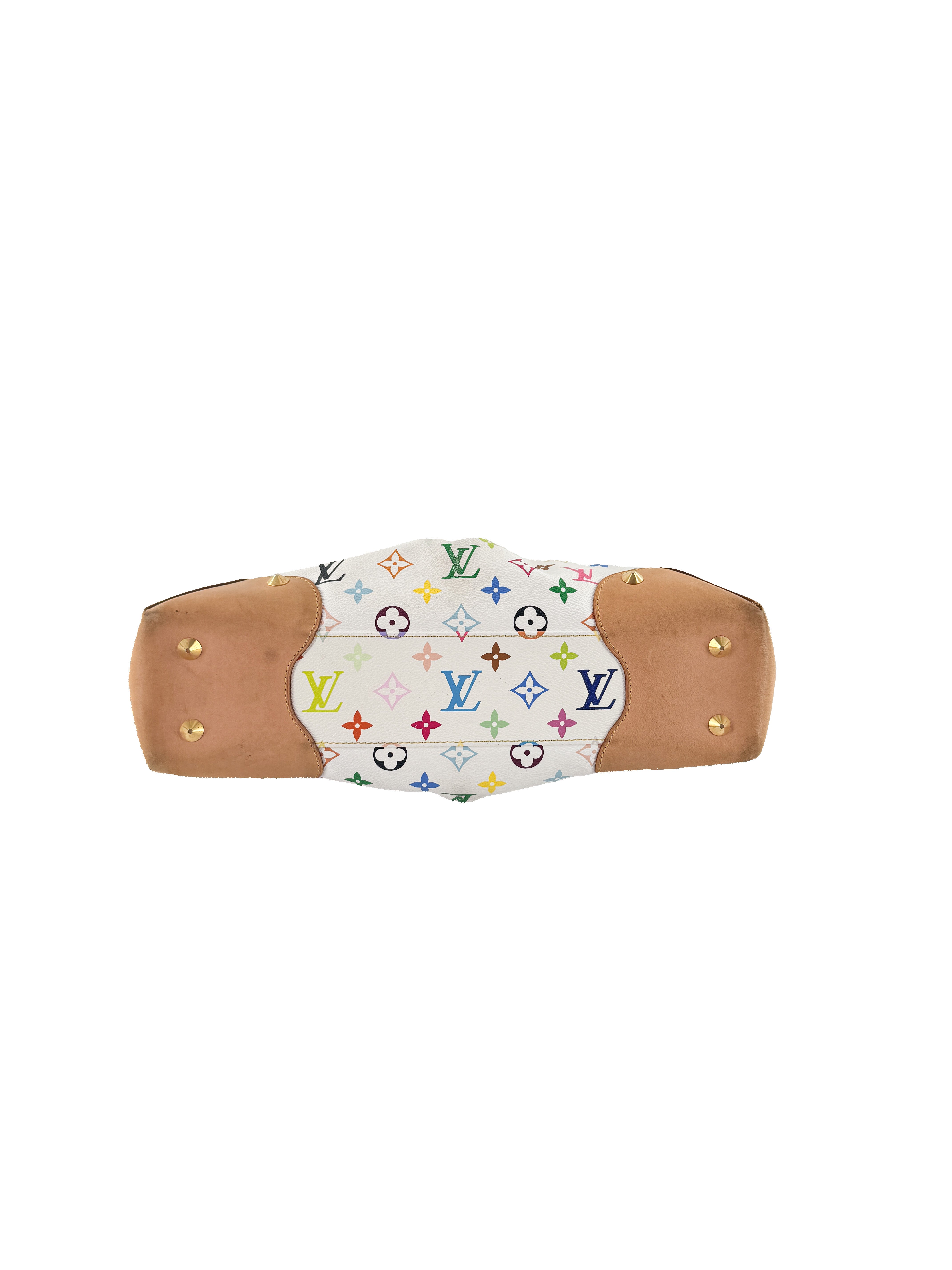 Louis Vuitton white multicolor Judy MM  TR1162
