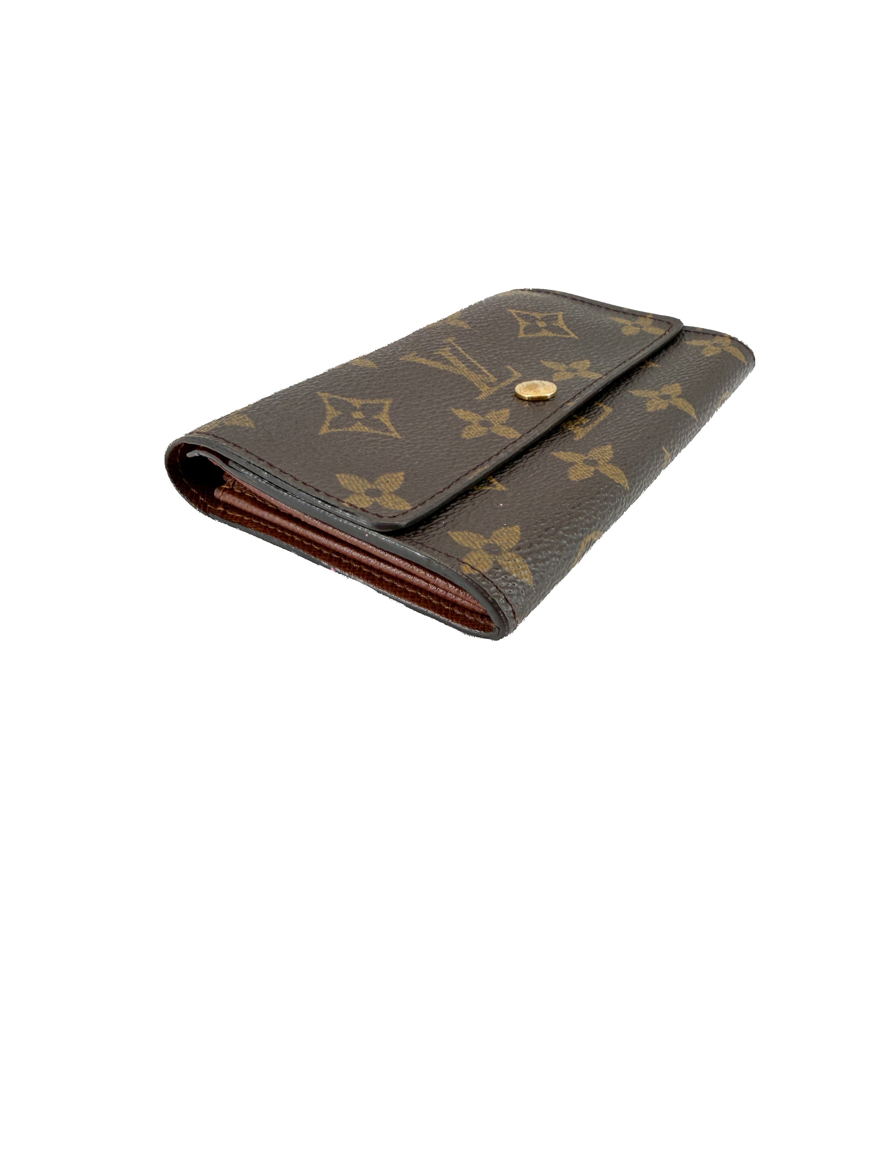 Louis Vuitton monogram Porte Monnaie Tressor wallet CA0013