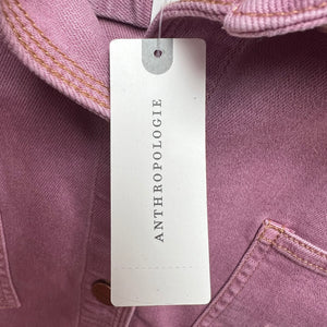 Pilcro and the Letterpress purple denim button up dress size 16 NWT