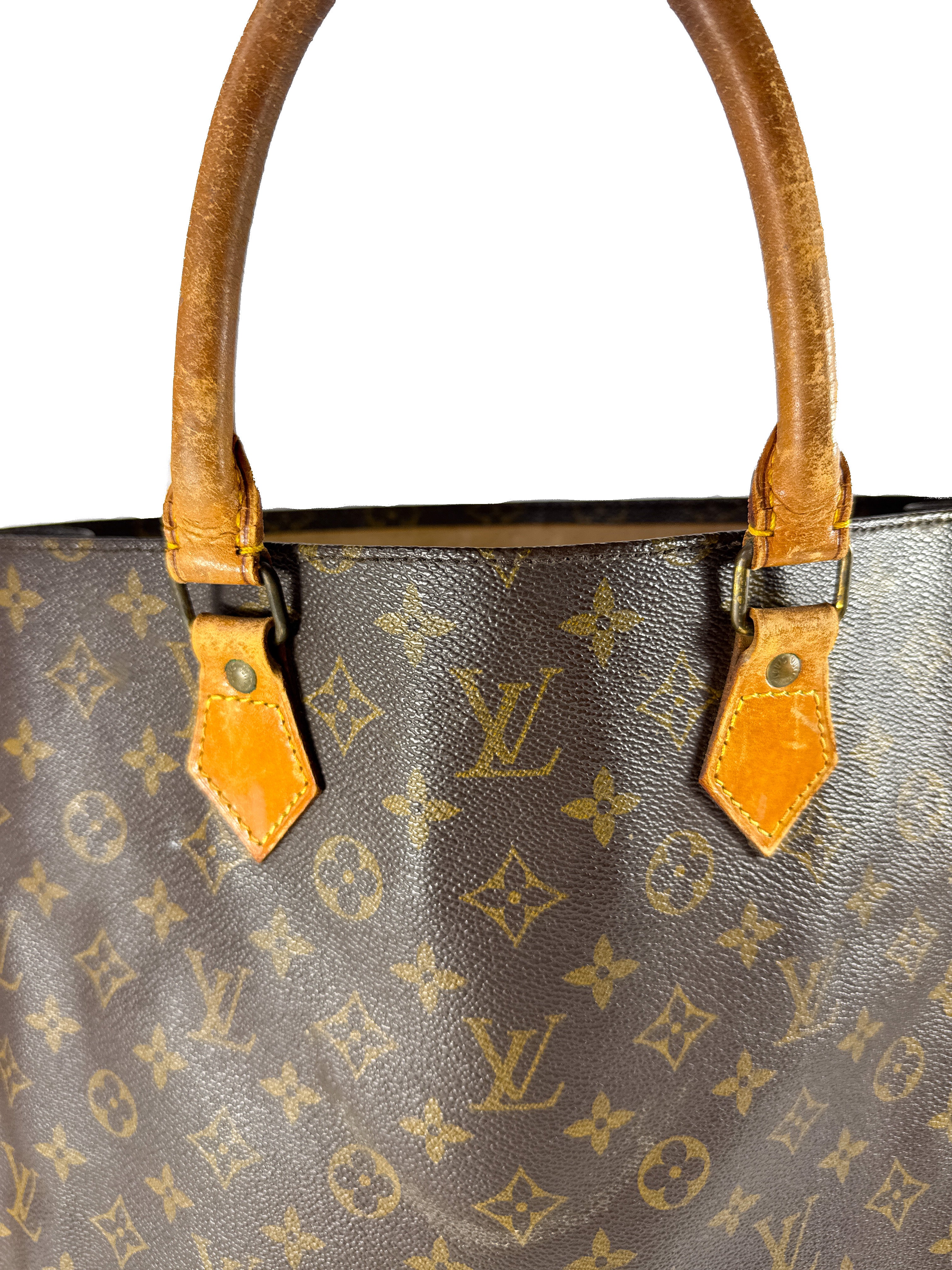 Louis Vuitton monogram Sac Plat tote 862